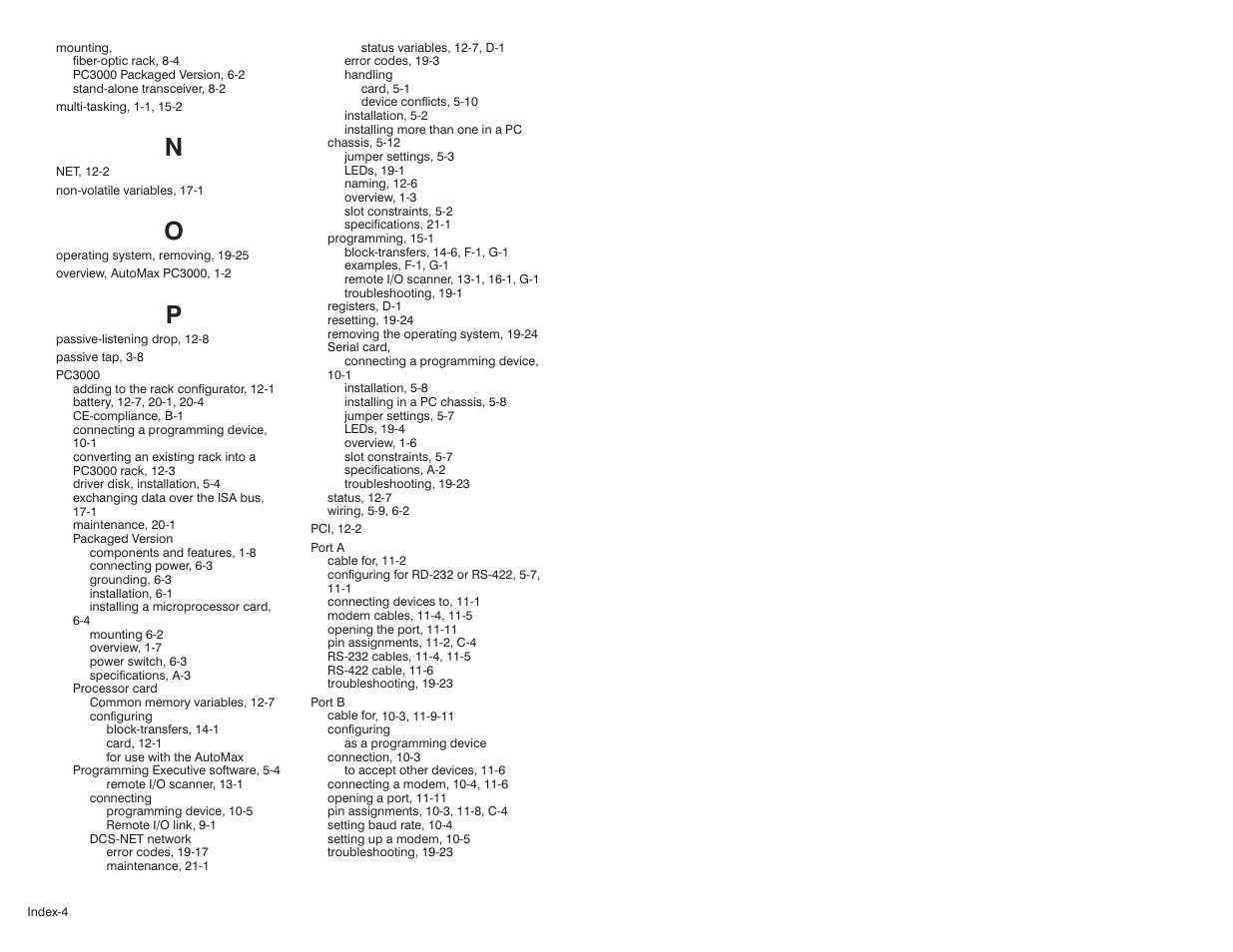 Rockwell Automation 57C570 AutoMax PC3000 User Manual User Manual | Page 290 / 294