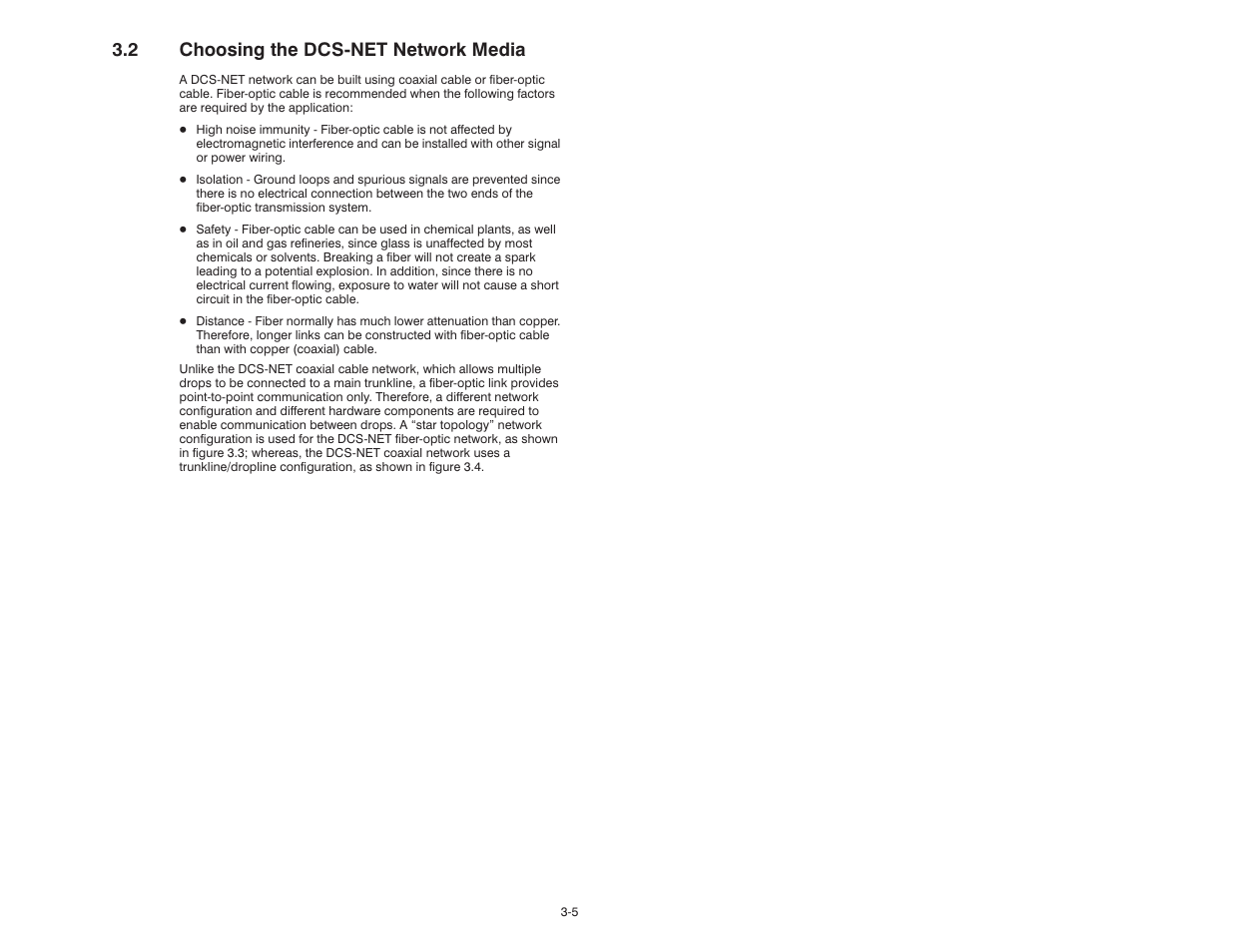 2 choosing the dcs-net network media, 2 choosing the dcsćnet network media | Rockwell Automation 57C570 AutoMax PC3000 User Manual User Manual | Page 43 / 294