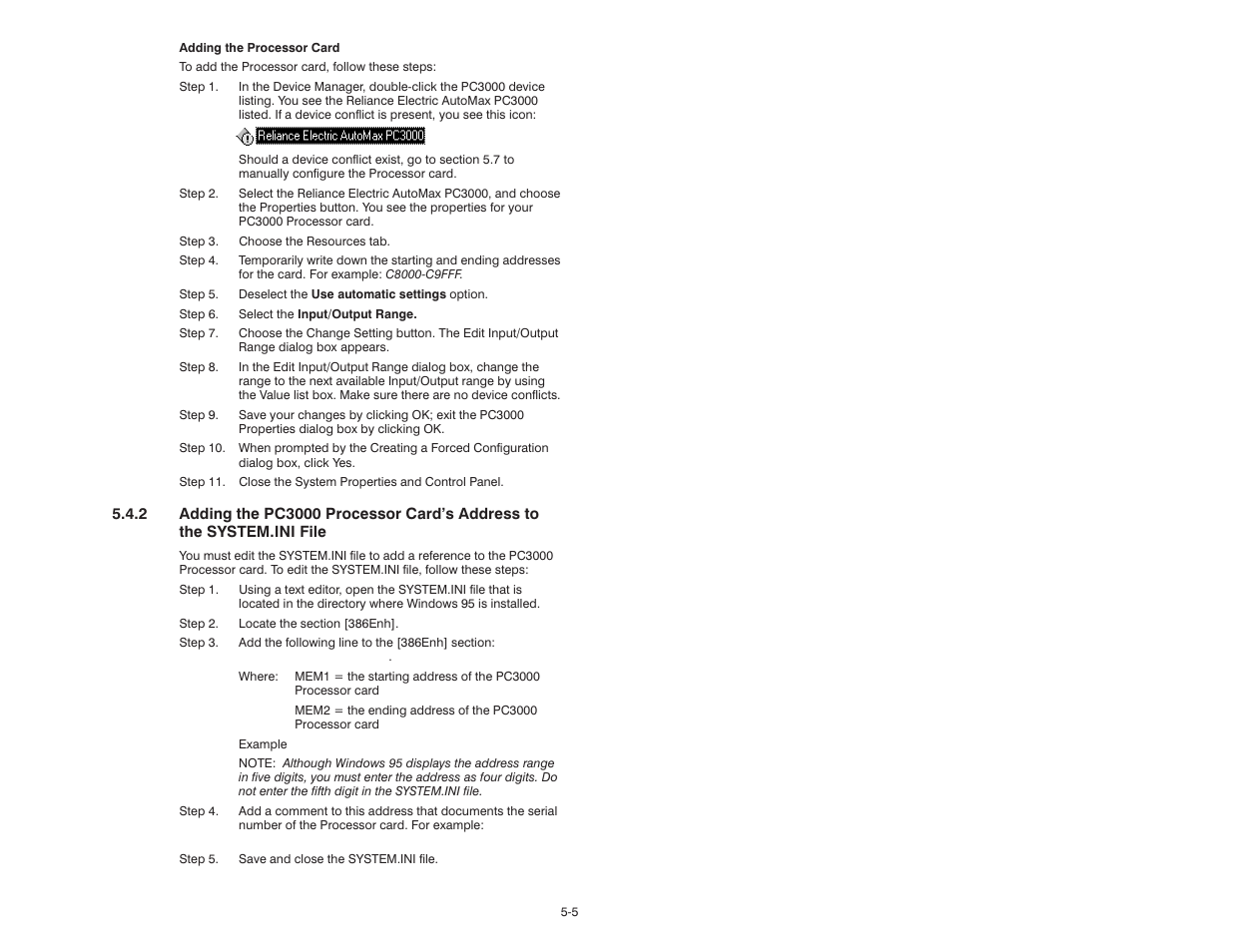 Rockwell Automation 57C570 AutoMax PC3000 User Manual User Manual | Page 83 / 294