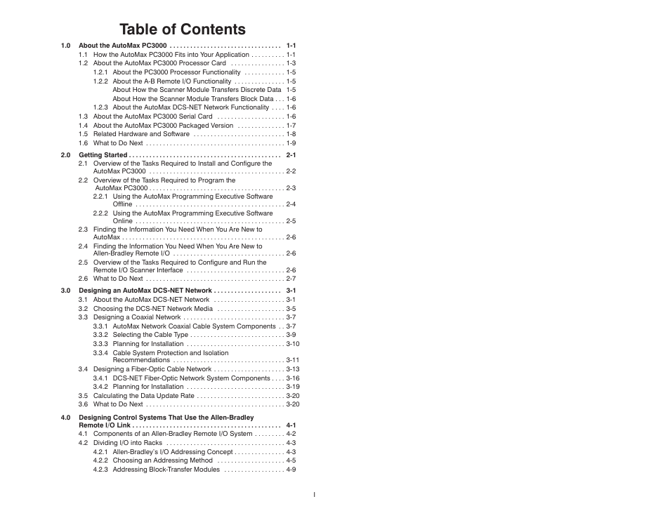 Rockwell Automation 57C570 AutoMax PC3000 User Manual User Manual | Page 9 / 294