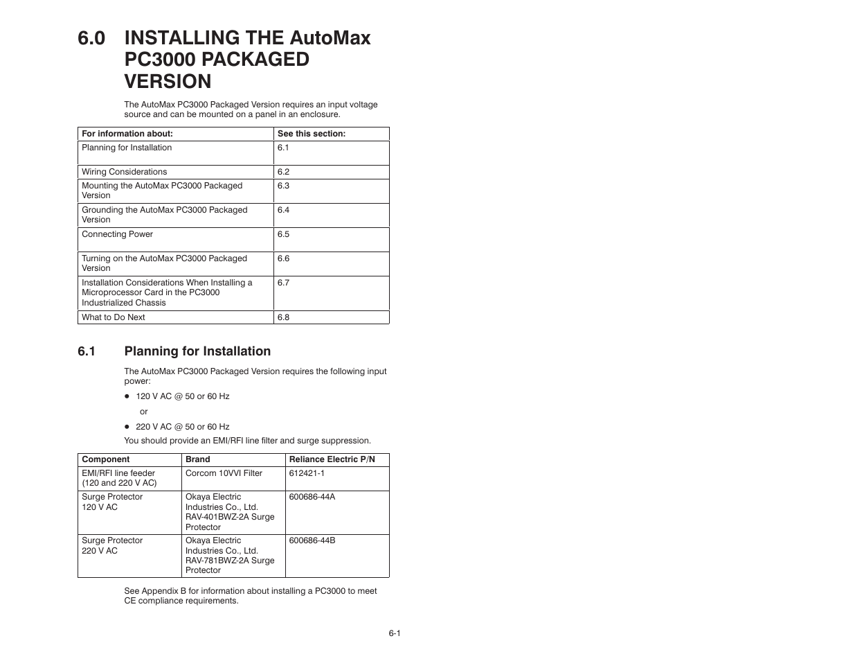 0 - installing the automax pc3000 packaged version, 1 planning for installation | Rockwell Automation 57C570 AutoMax PC3000 User Manual User Manual | Page 93 / 294