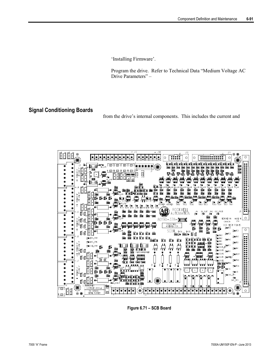 Signal conditioning boards | Rockwell Automation 7000A PowerFlex Medium Voltage Drive (A-Frame) - Classic Control User Manual | Page 395 / 515