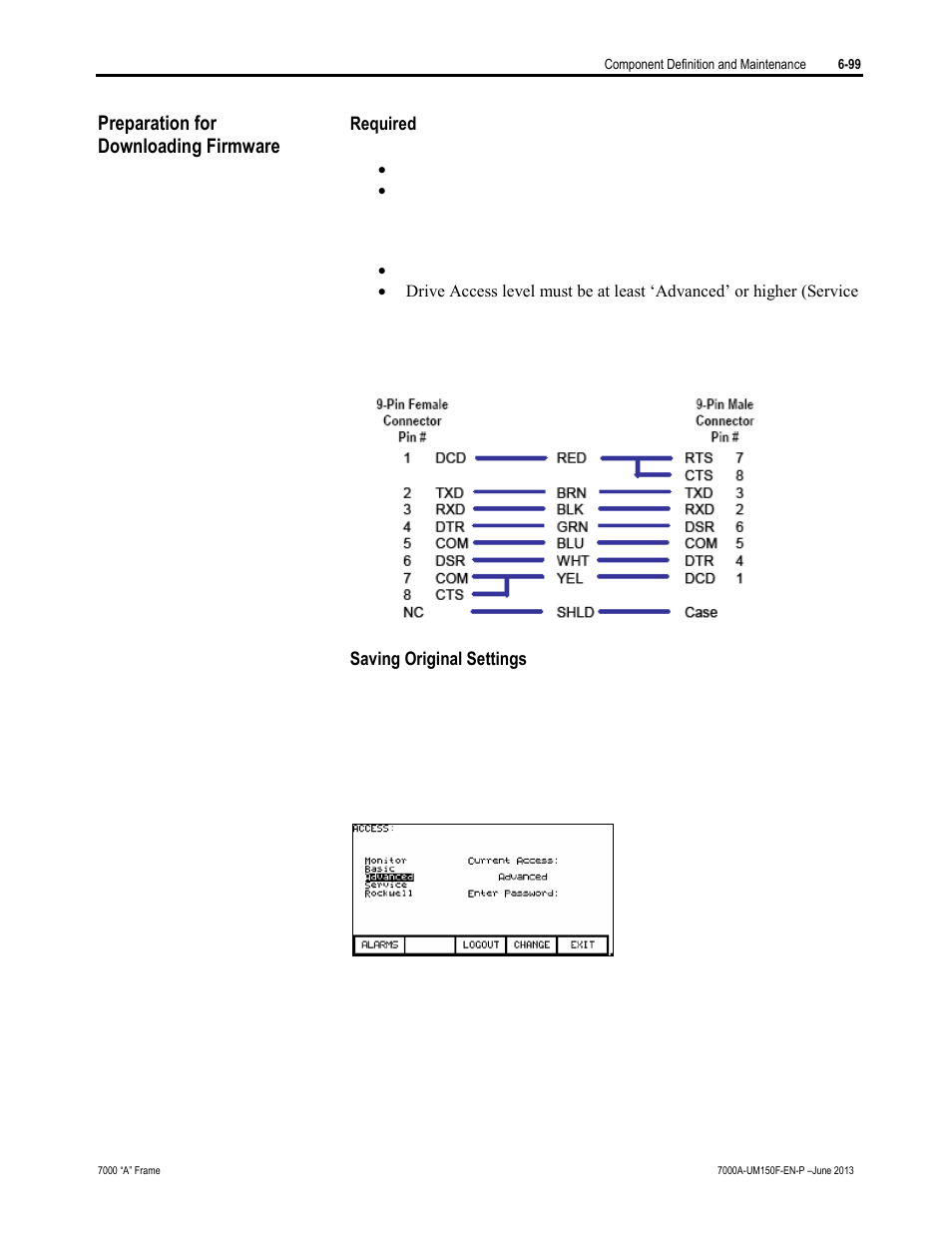 Preparation for, Downloading firmware | Rockwell Automation 7000A PowerFlex Medium Voltage Drive (A-Frame) - Classic Control User Manual | Page 403 / 515