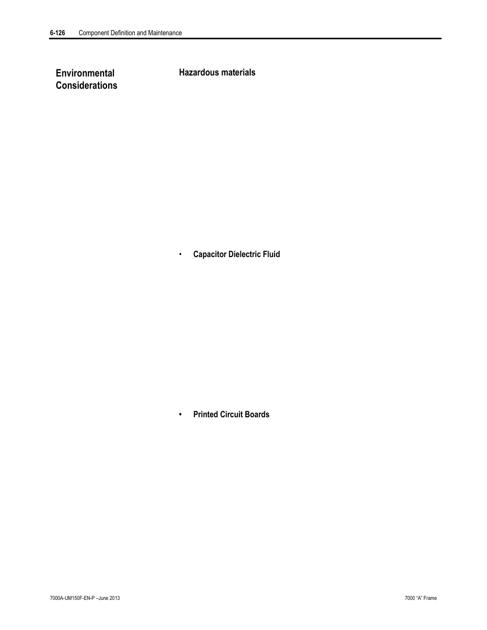 Environmental considerations | Rockwell Automation 7000A PowerFlex Medium Voltage Drive (A-Frame) - Classic Control User Manual | Page 430 / 515