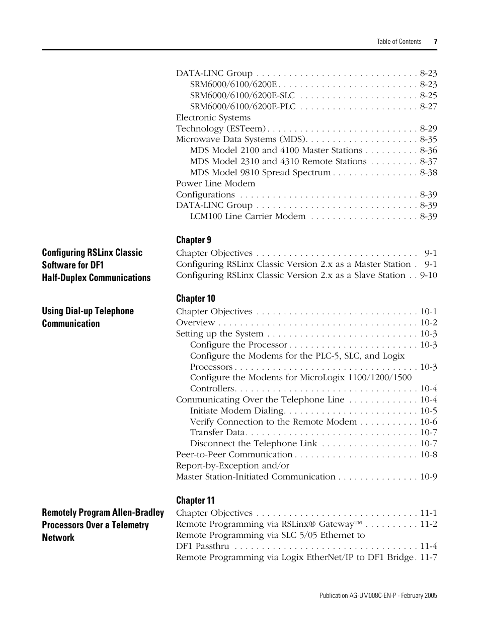 Rockwell Automation DAG6.5.8 APPLICATION GUIDE SCADA SYSTEM User Manual | Page 11 / 420