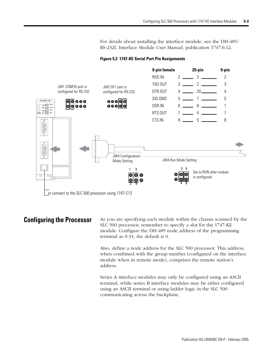 Configuring the processor, Configuring the processor -3 | Rockwell Automation DAG6.5.8 APPLICATION GUIDE SCADA SYSTEM User Manual | Page 189 / 420