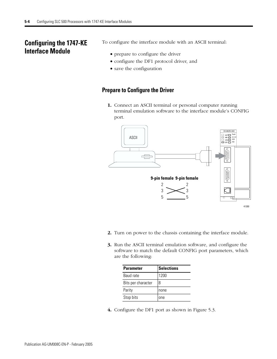 Configuring the 1747-ke interface module, Configuring the 1747-ke, Interface module -4 | Prepare to configure the driver -4, Prepare to configure the driver | Rockwell Automation DAG6.5.8 APPLICATION GUIDE SCADA SYSTEM User Manual | Page 190 / 420