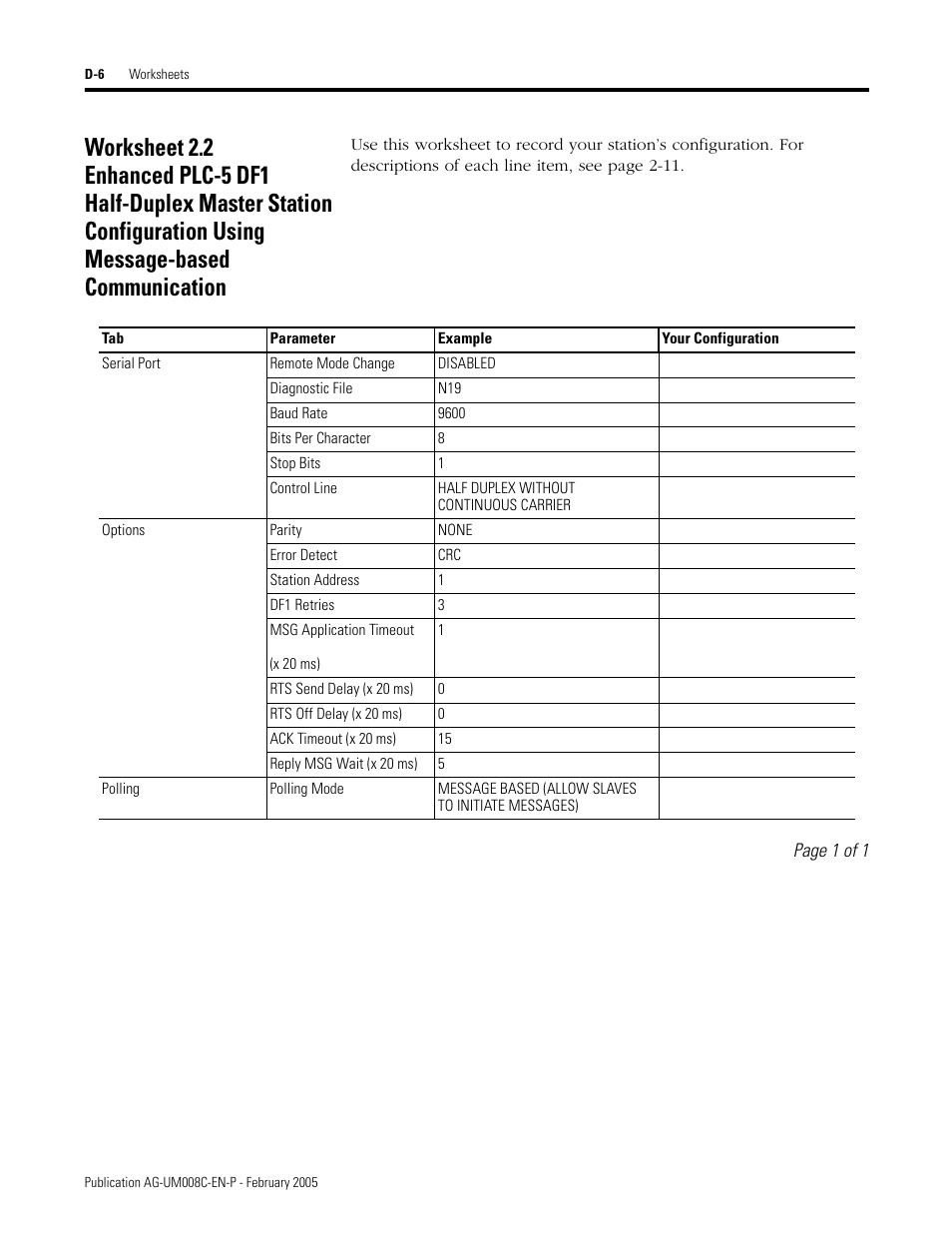 E d-6 | Rockwell Automation DAG6.5.8 APPLICATION GUIDE SCADA SYSTEM User Manual | Page 362 / 420