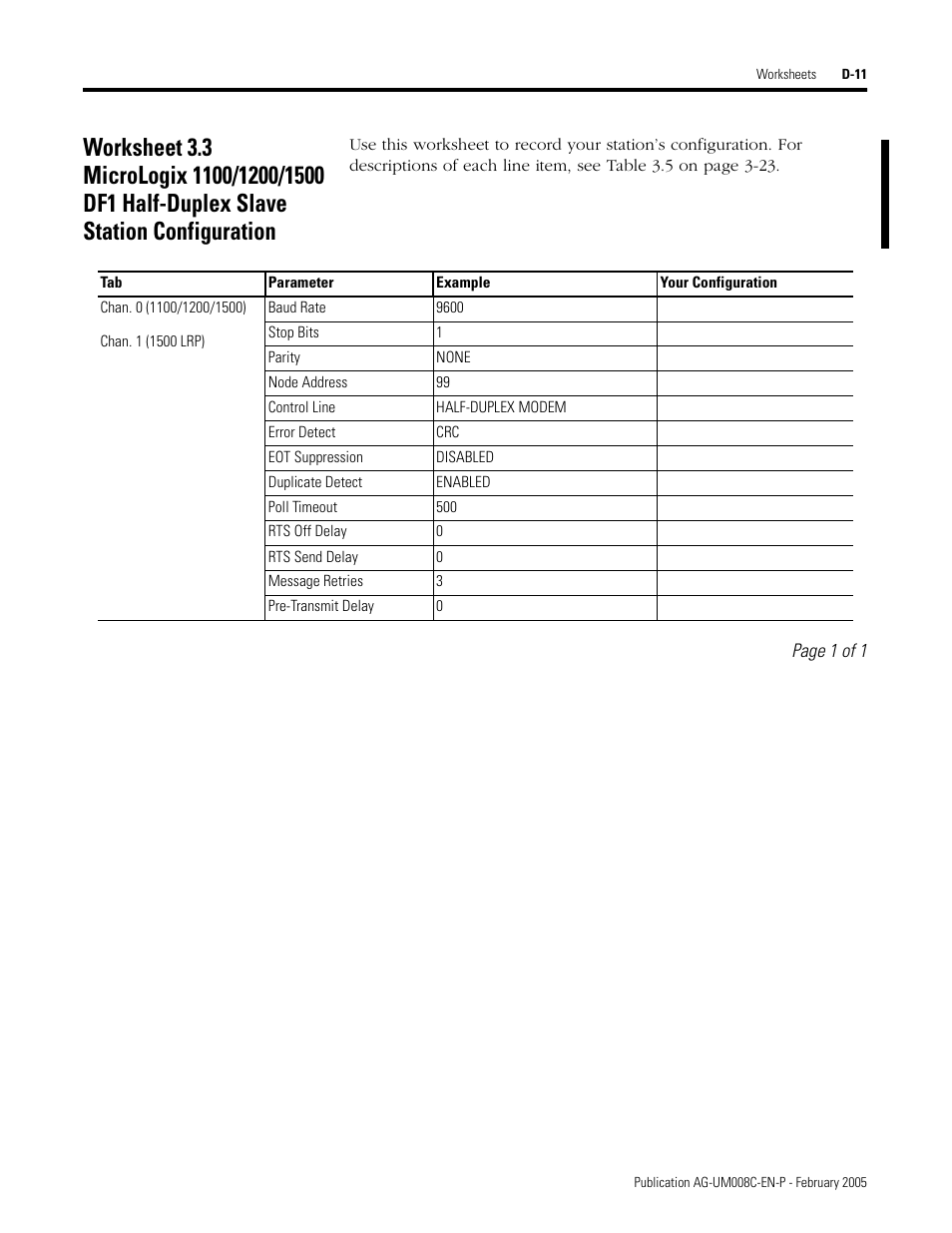 D-11) f, D-11 | Rockwell Automation DAG6.5.8 APPLICATION GUIDE SCADA SYSTEM User Manual | Page 367 / 420