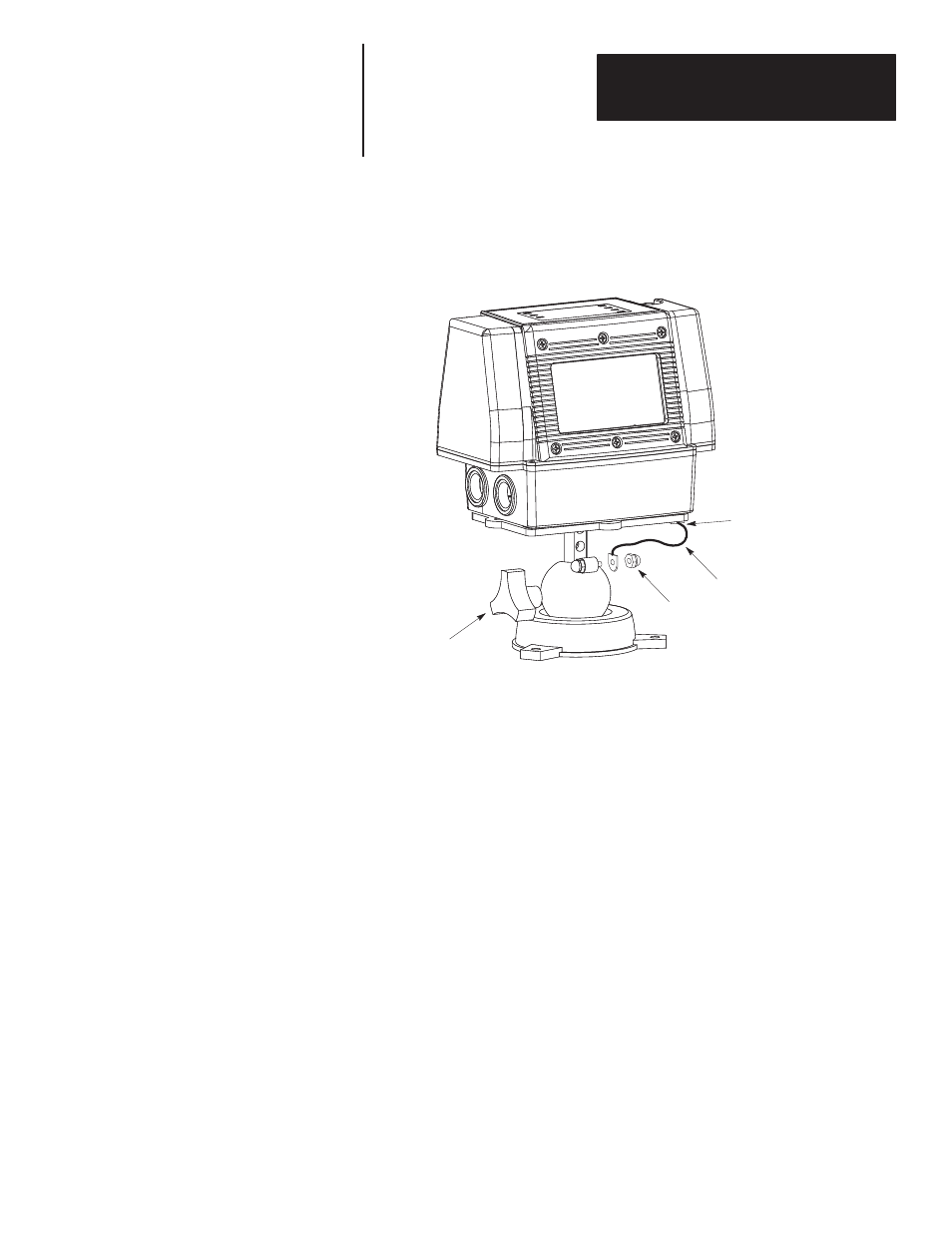 Installing the safety wire | Rockwell Automation 2755 AdaptaScan Mounting Bracket Kit User Manual | Page 3 / 6