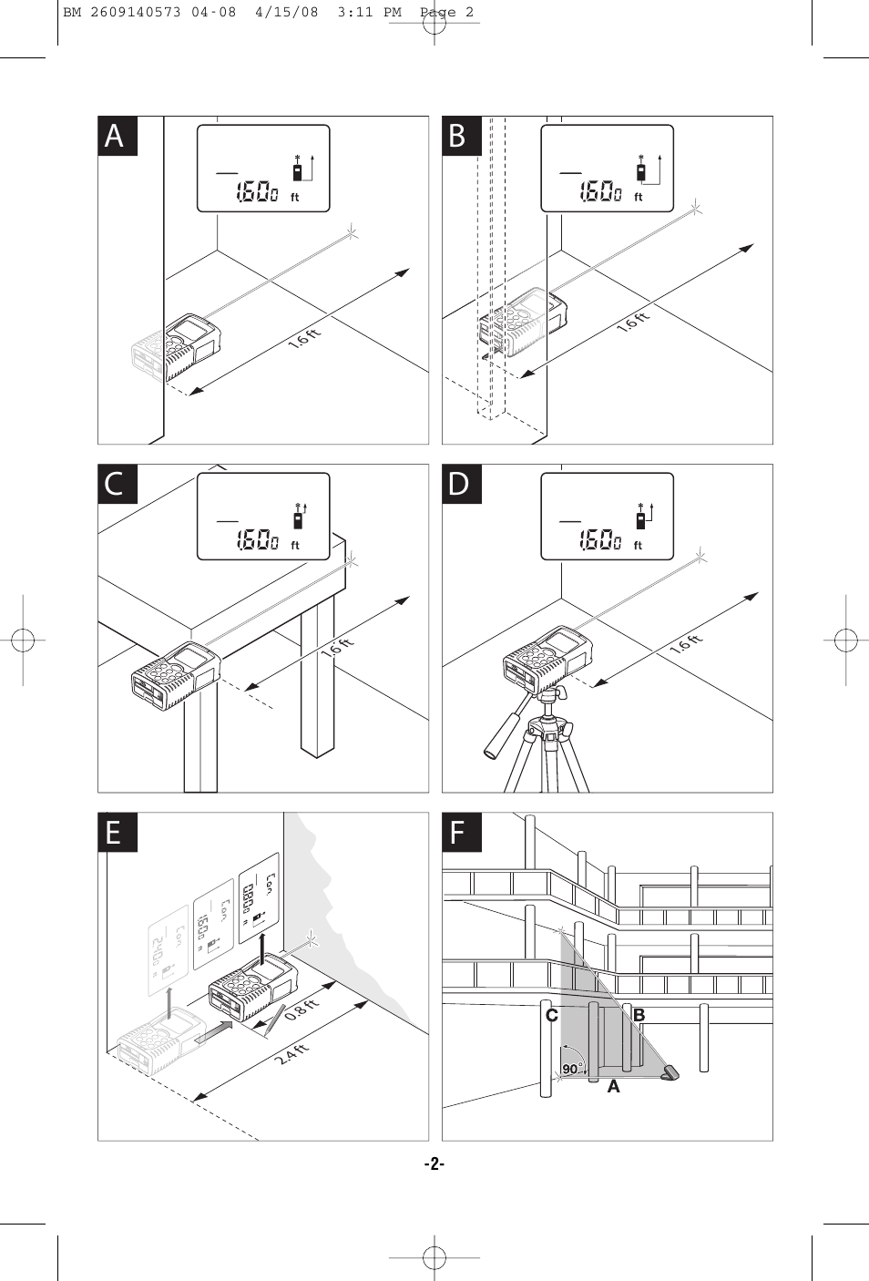 Bosch DLR165 User Manual | Page 2 / 32