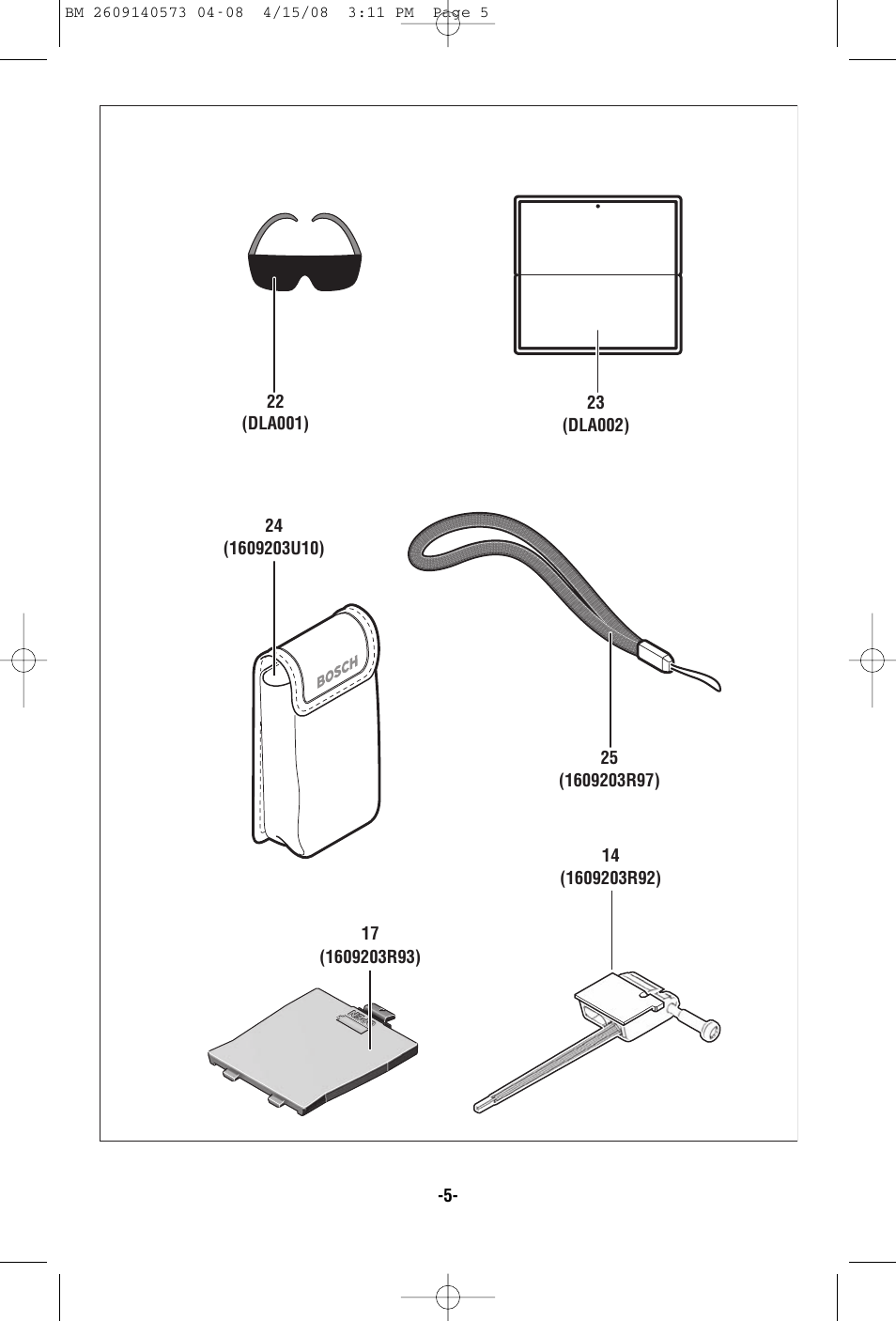 Bosch DLR165 User Manual | Page 5 / 32