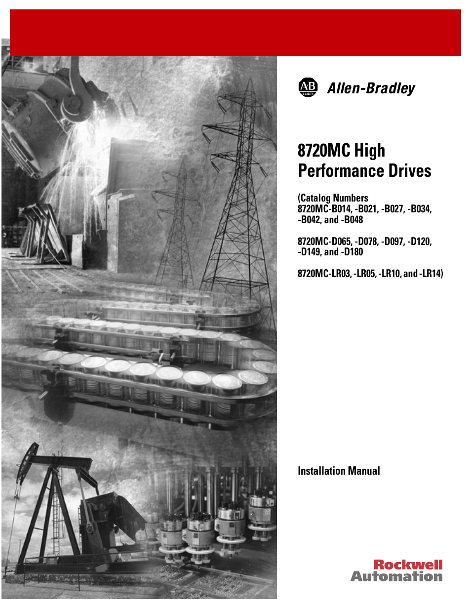 Rockwell Automation 8720MC High Performance Drives Installation Manual User Manual | 133 pages