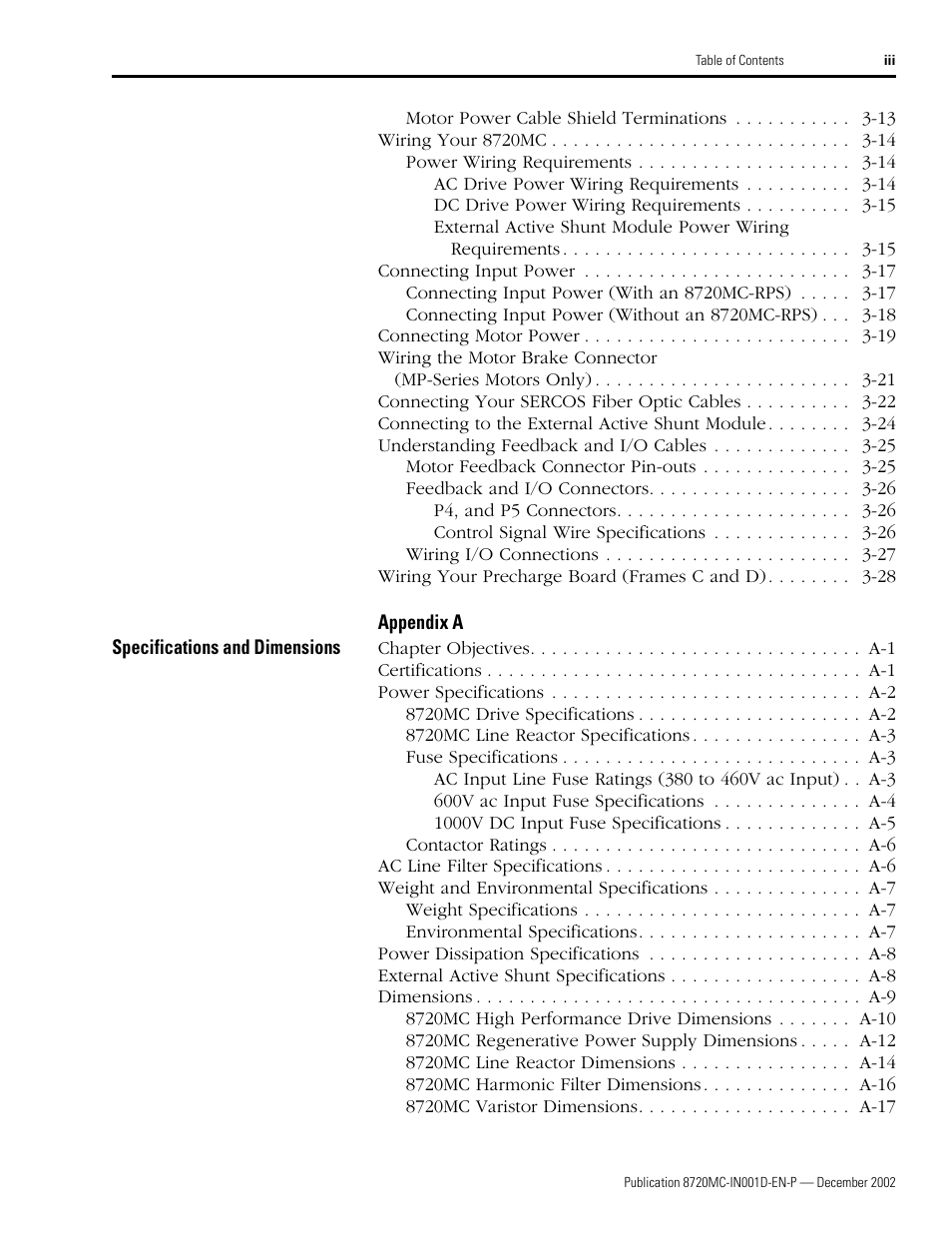 Rockwell Automation 8720MC High Performance Drives Installation Manual User Manual | Page 5 / 133