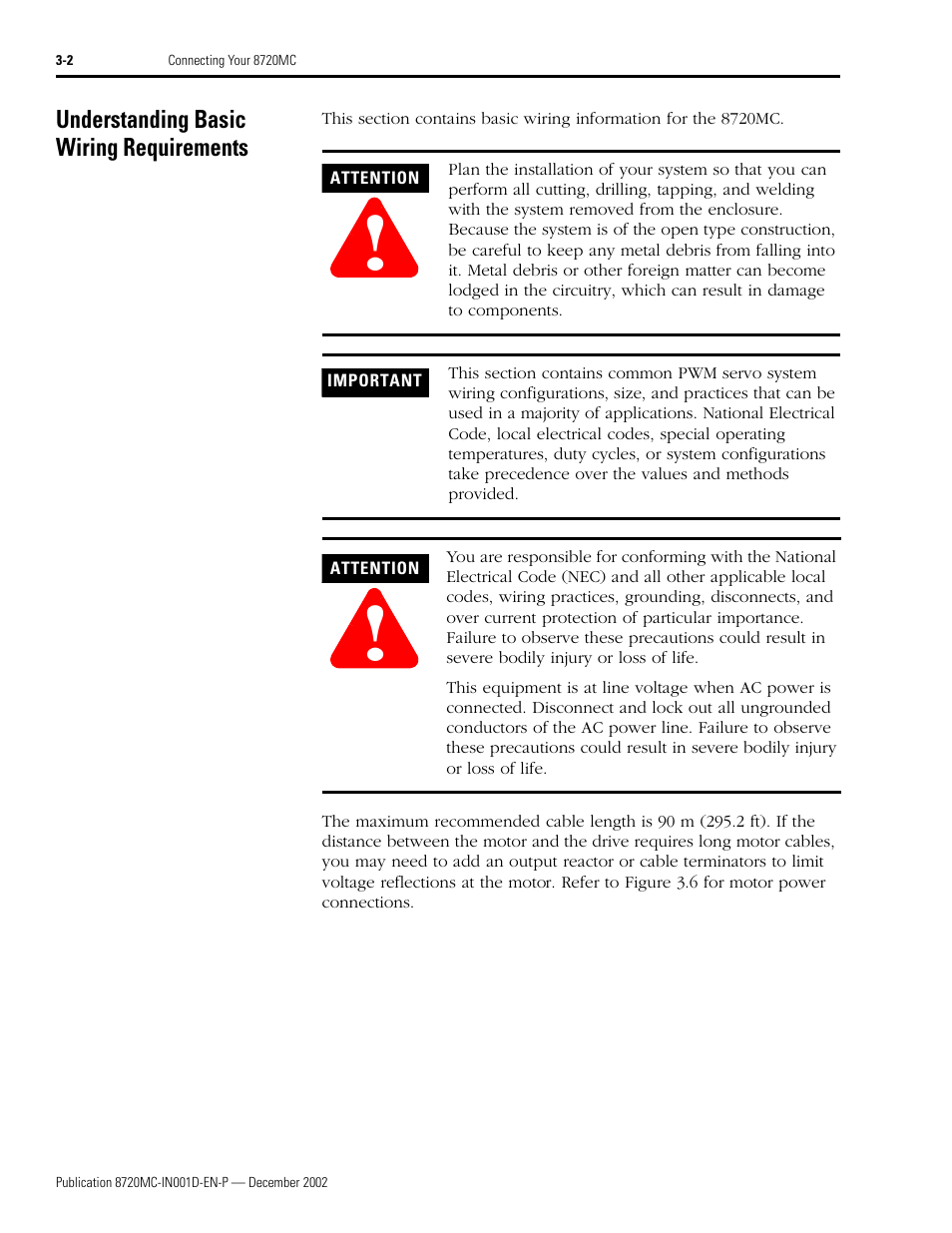 Understanding basic wiring requirements, Understanding basic wiring requirements -2 | Rockwell Automation 8720MC High Performance Drives Installation Manual User Manual | Page 64 / 133