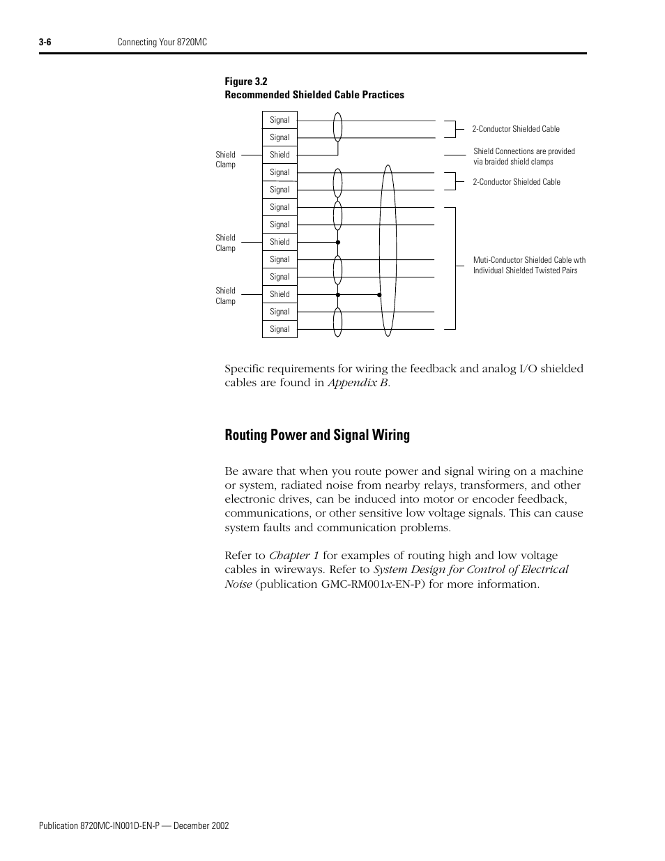 Routing power and signal wiring, Routing power and signal wiring -6 | Rockwell Automation 8720MC High Performance Drives Installation Manual User Manual | Page 68 / 133