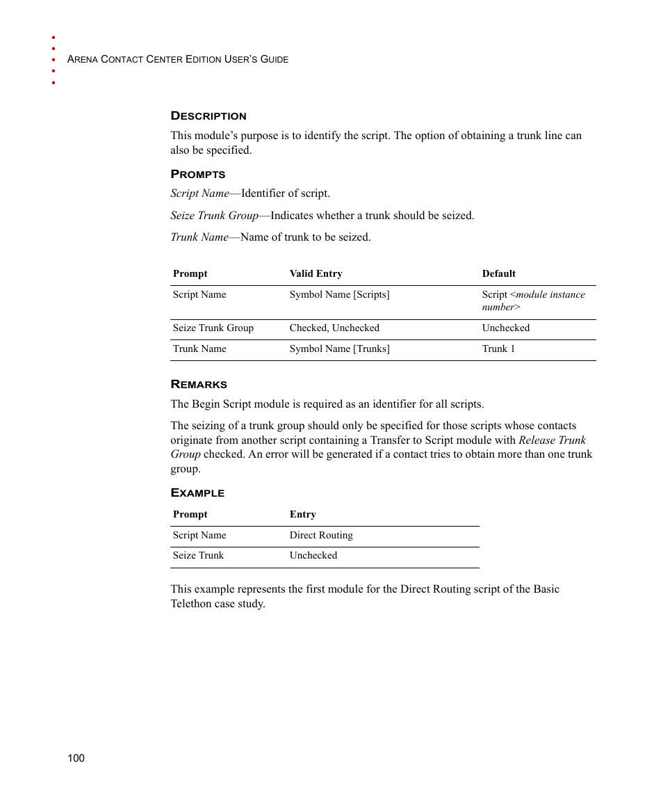Rockwell Automation Arena Contact Center Edition Users Guide User Manual | Page 108 / 204