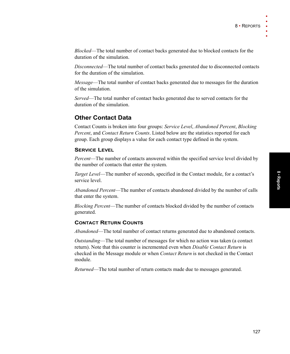 Other contact data | Rockwell Automation Arena Contact Center Edition Users Guide User Manual | Page 135 / 204