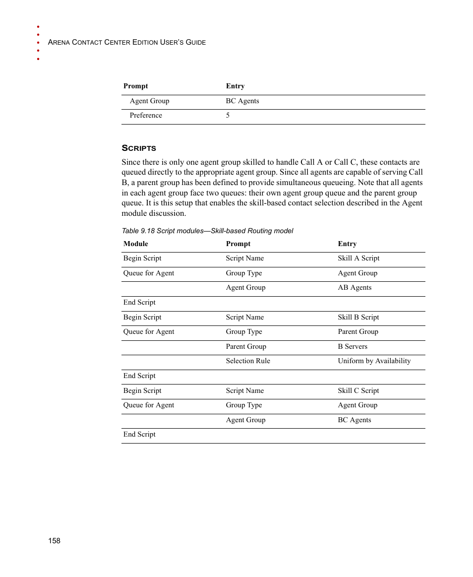 Rockwell Automation Arena Contact Center Edition Users Guide User Manual | Page 166 / 204