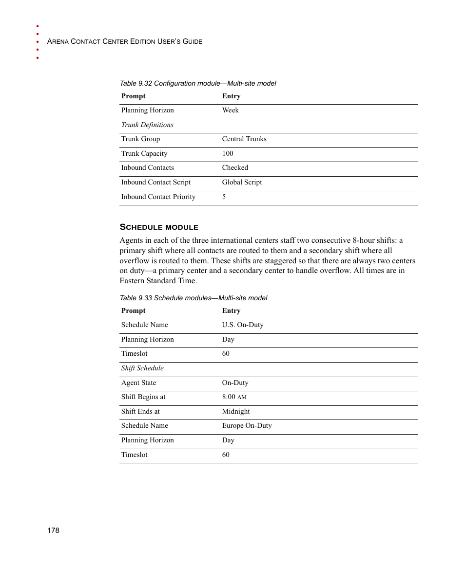 Rockwell Automation Arena Contact Center Edition Users Guide User Manual | Page 186 / 204