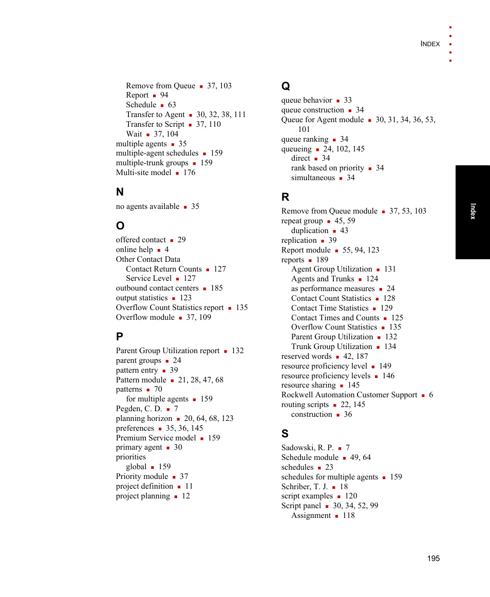 Rockwell Automation Arena Contact Center Edition Users Guide User Manual | Page 203 / 204