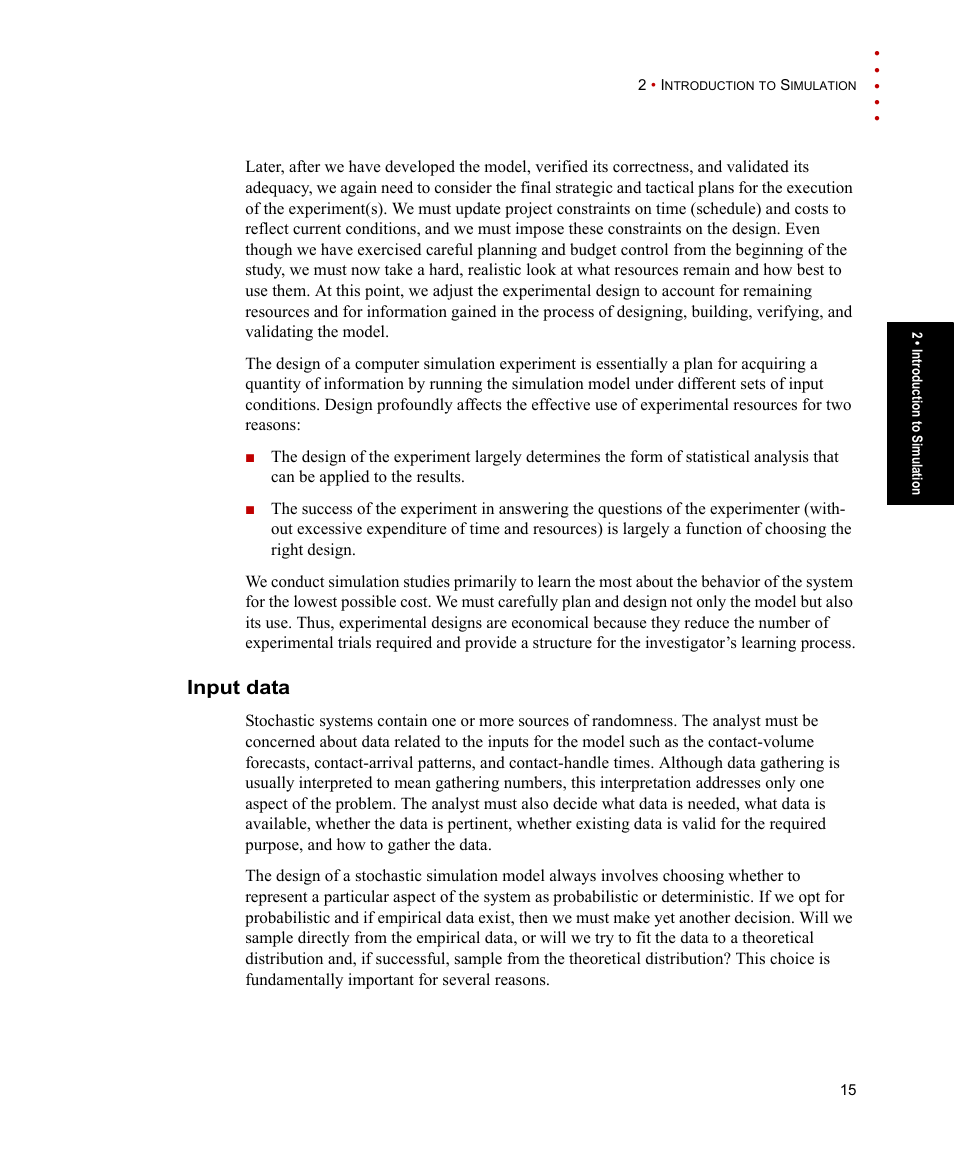 Input data | Rockwell Automation Arena Contact Center Edition Users Guide User Manual | Page 23 / 204
