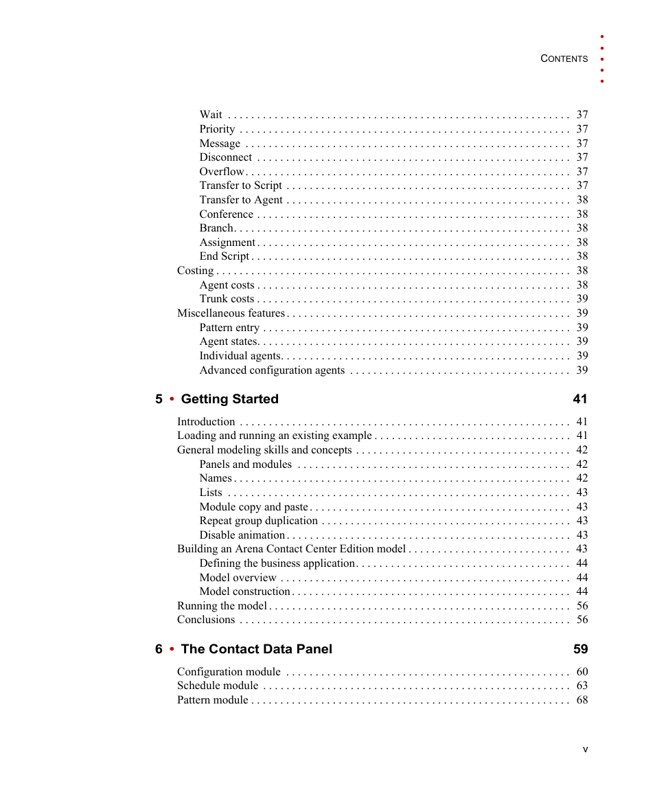 Rockwell Automation Arena Contact Center Edition Users Guide User Manual | Page 5 / 204