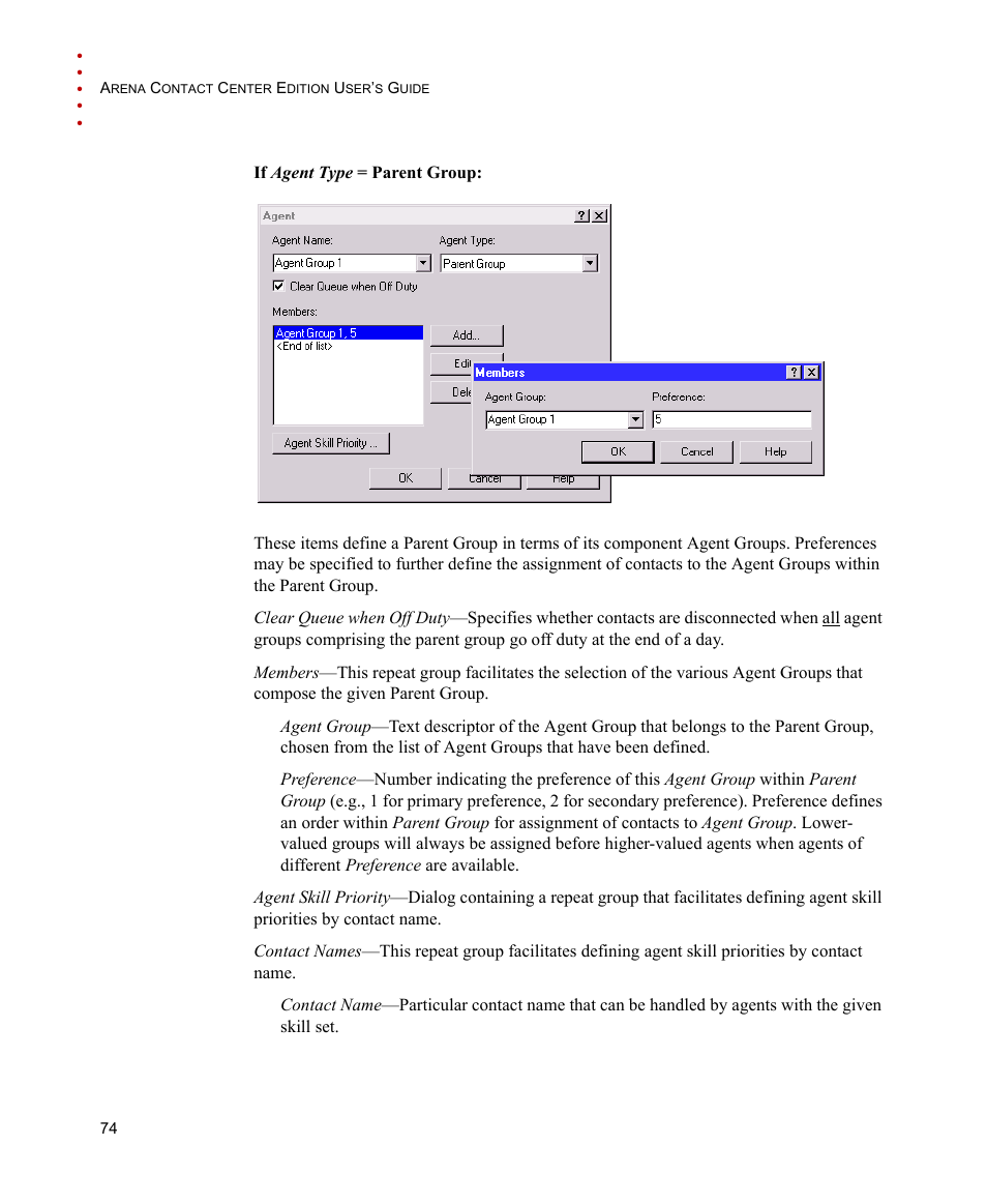 Rockwell Automation Arena Contact Center Edition Users Guide User Manual | Page 82 / 204