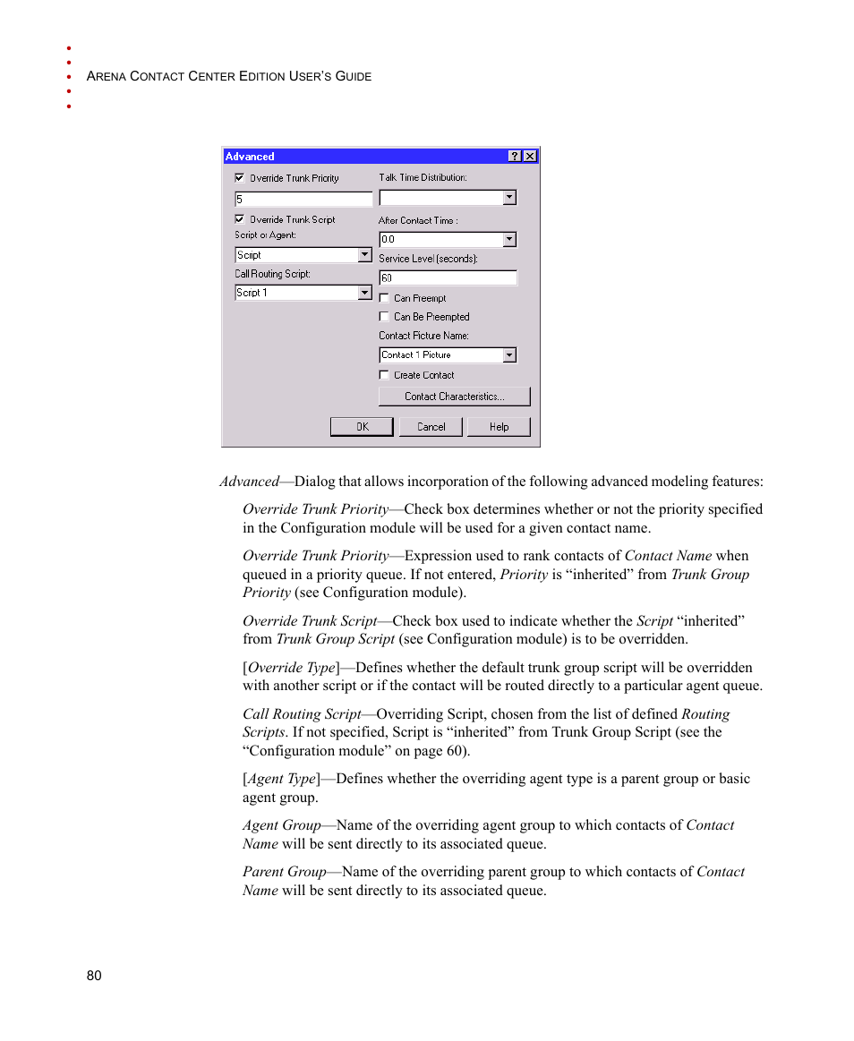 Rockwell Automation Arena Contact Center Edition Users Guide User Manual | Page 88 / 204