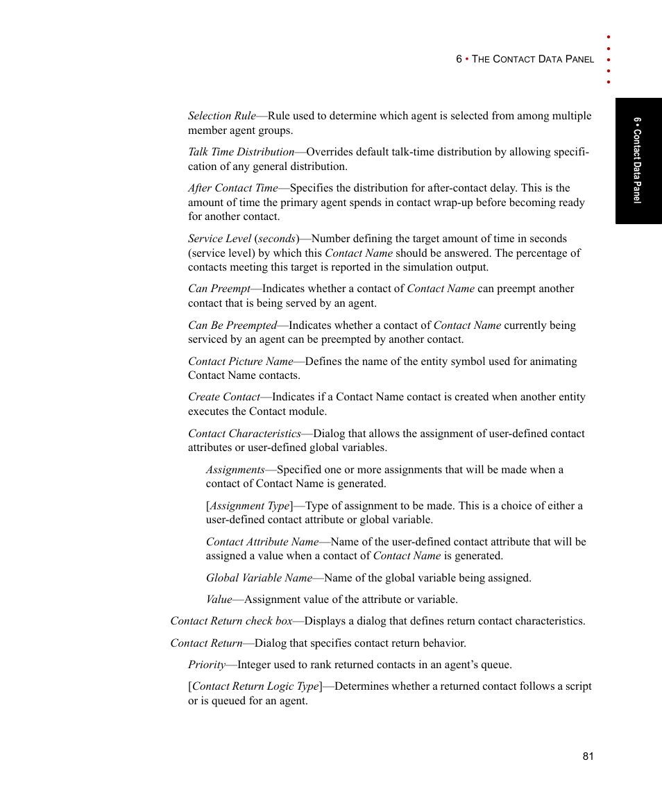 Rockwell Automation Arena Contact Center Edition Users Guide User Manual | Page 89 / 204
