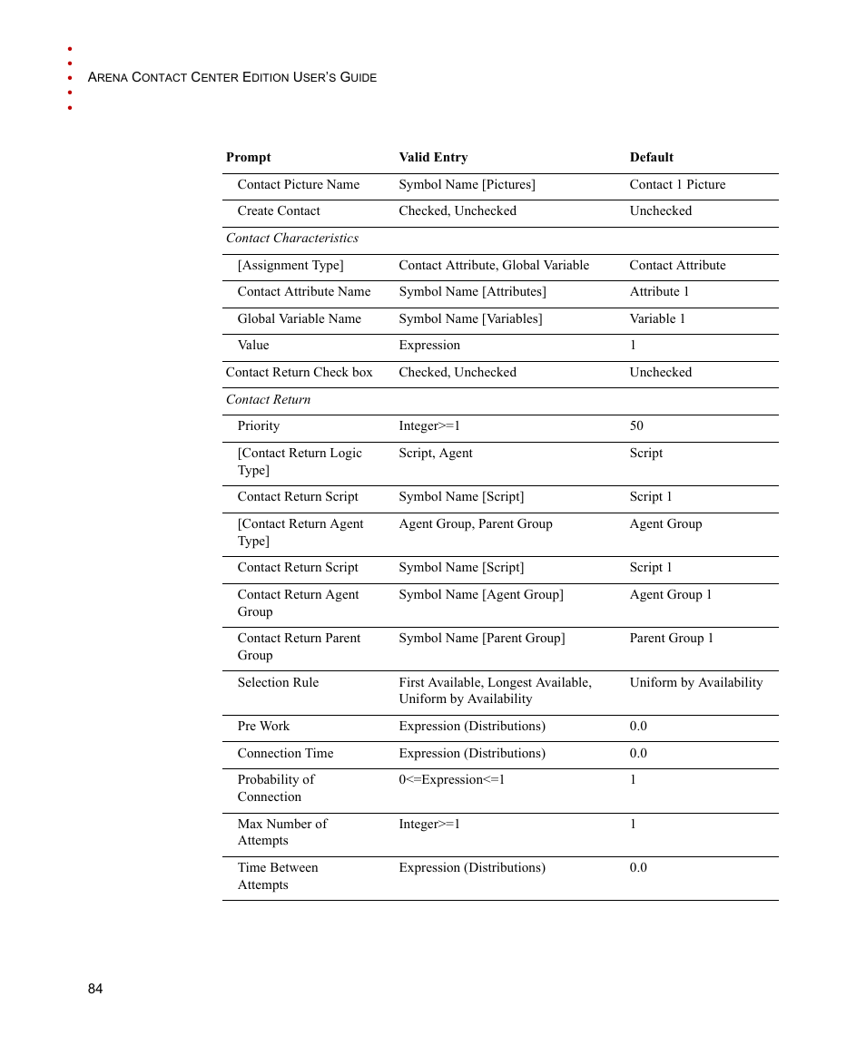 Rockwell Automation Arena Contact Center Edition Users Guide User Manual | Page 92 / 204
