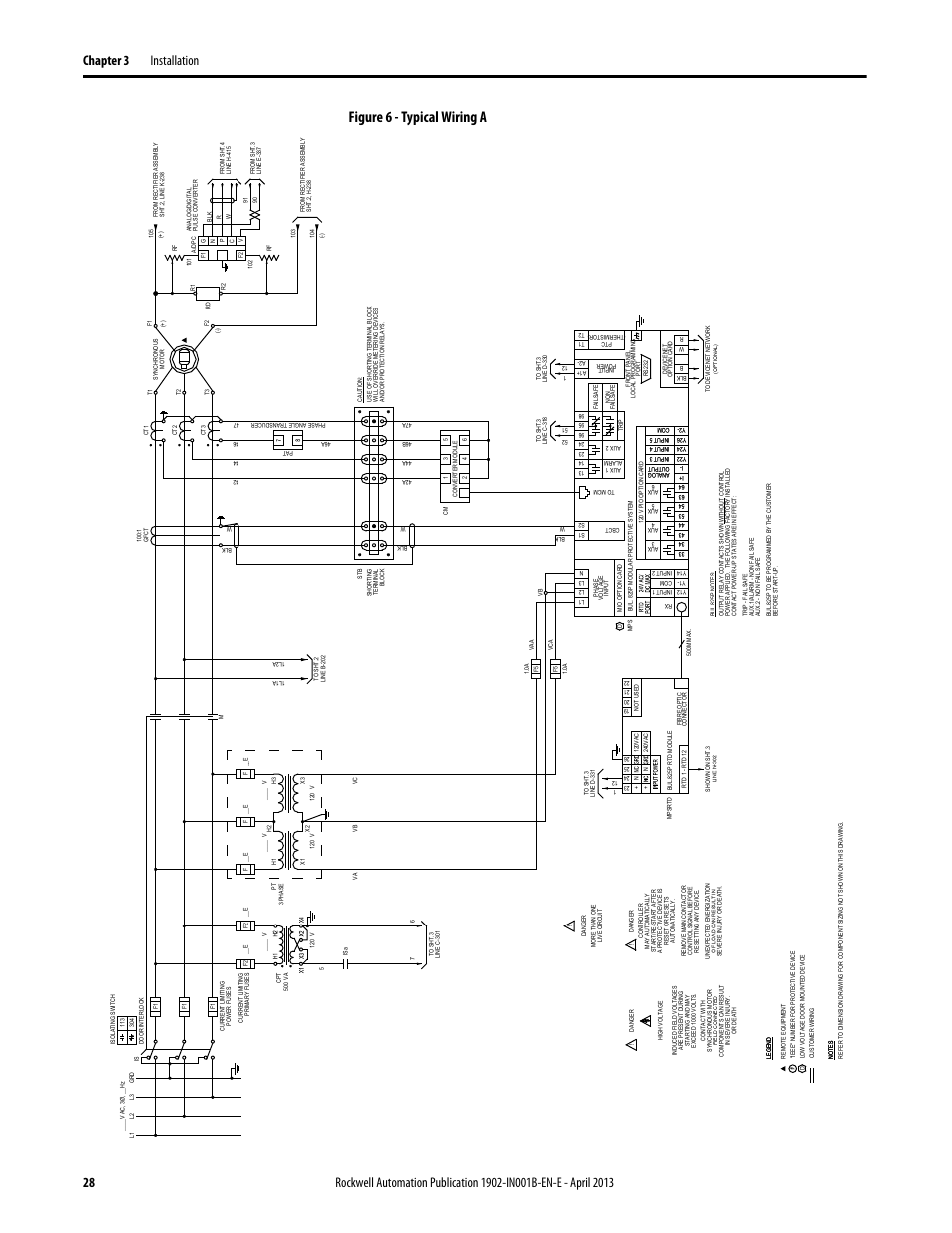 Figure 6 - typical wiring a | Rockwell Automation 1902 Syncpro II User Manual | Page 26 / 58