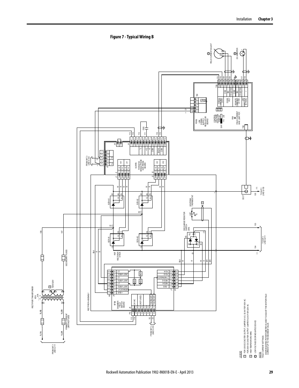 Figure 7 - typical wiring b | Rockwell Automation 1902 Syncpro II User Manual | Page 27 / 58