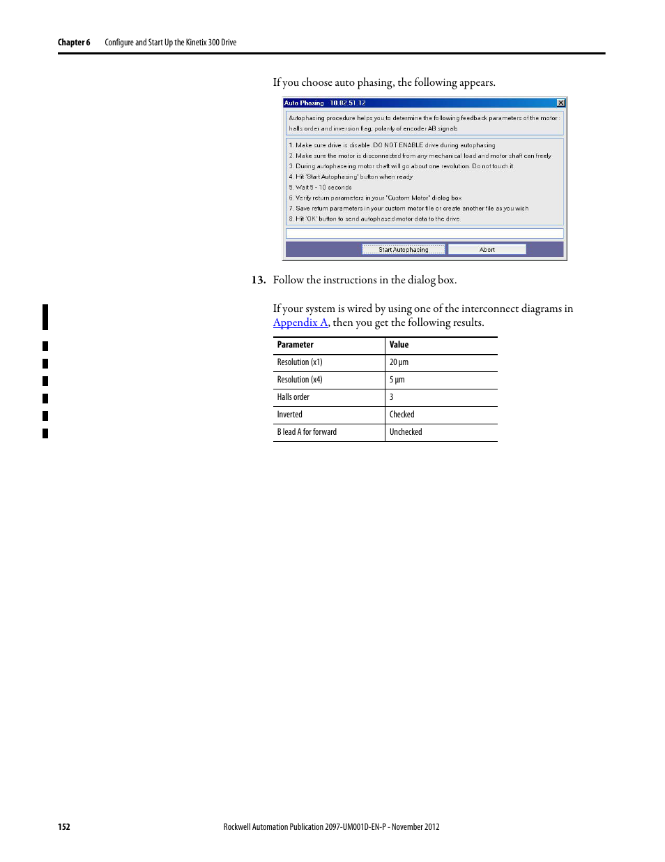 Rockwell Automation 2097-Vxxx Kinetix 300 EtherNet/IP Indexing Servo Drive User Manual User Manual | Page 152 / 230