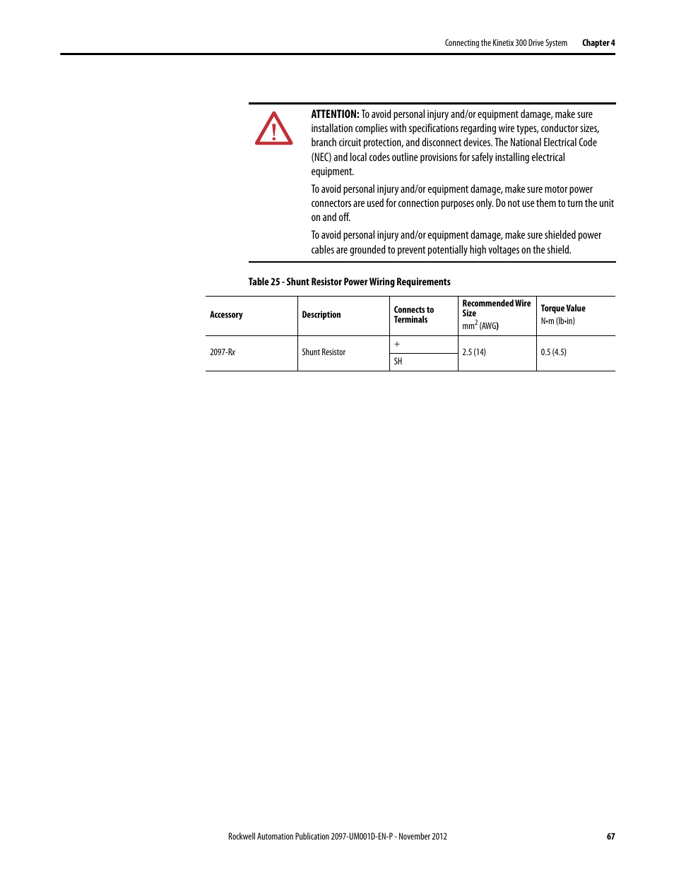 Rockwell Automation 2097-Vxxx Kinetix 300 EtherNet/IP Indexing Servo Drive User Manual User Manual | Page 67 / 230