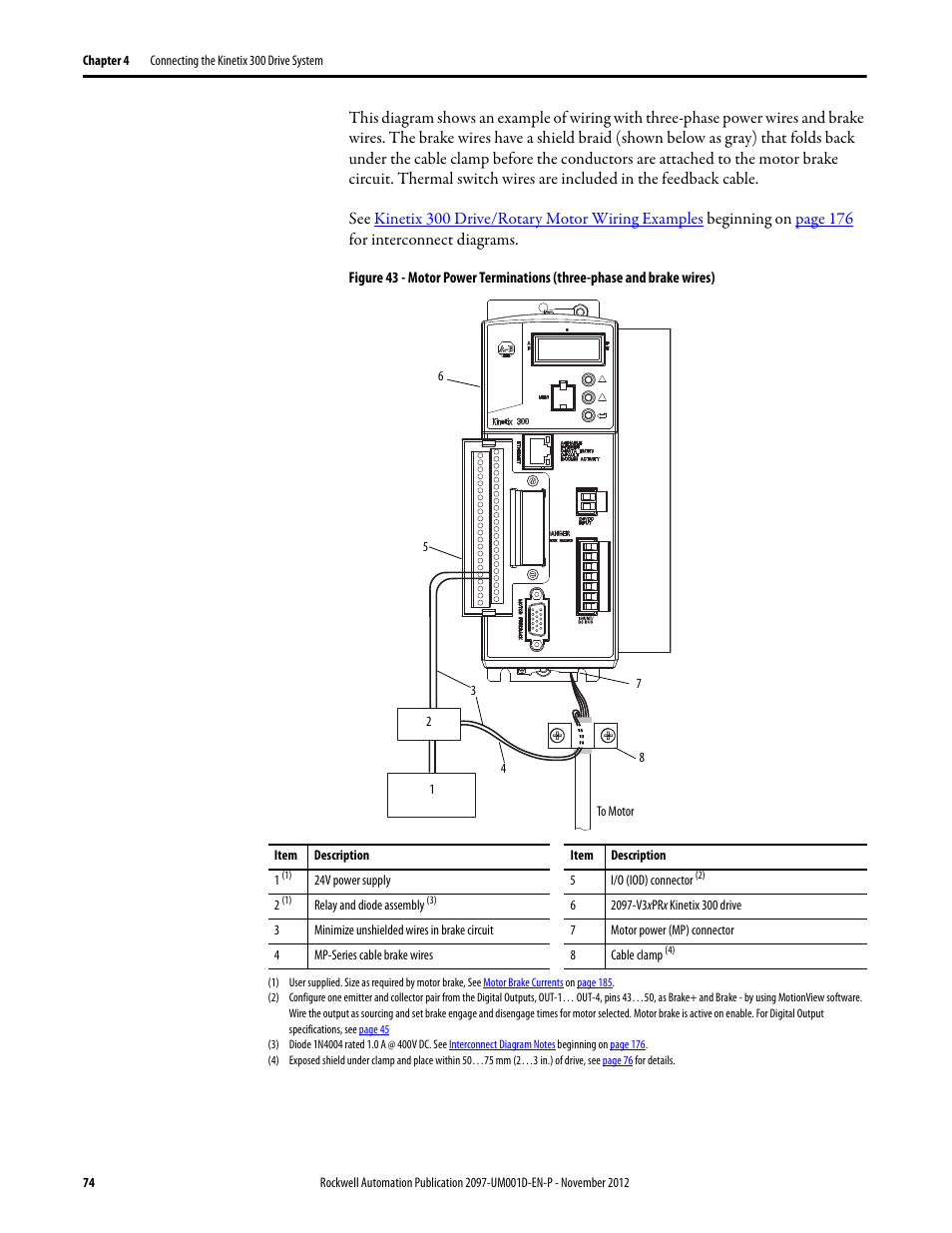 Rockwell Automation 2097-Vxxx Kinetix 300 EtherNet/IP Indexing Servo Drive User Manual User Manual | Page 74 / 230