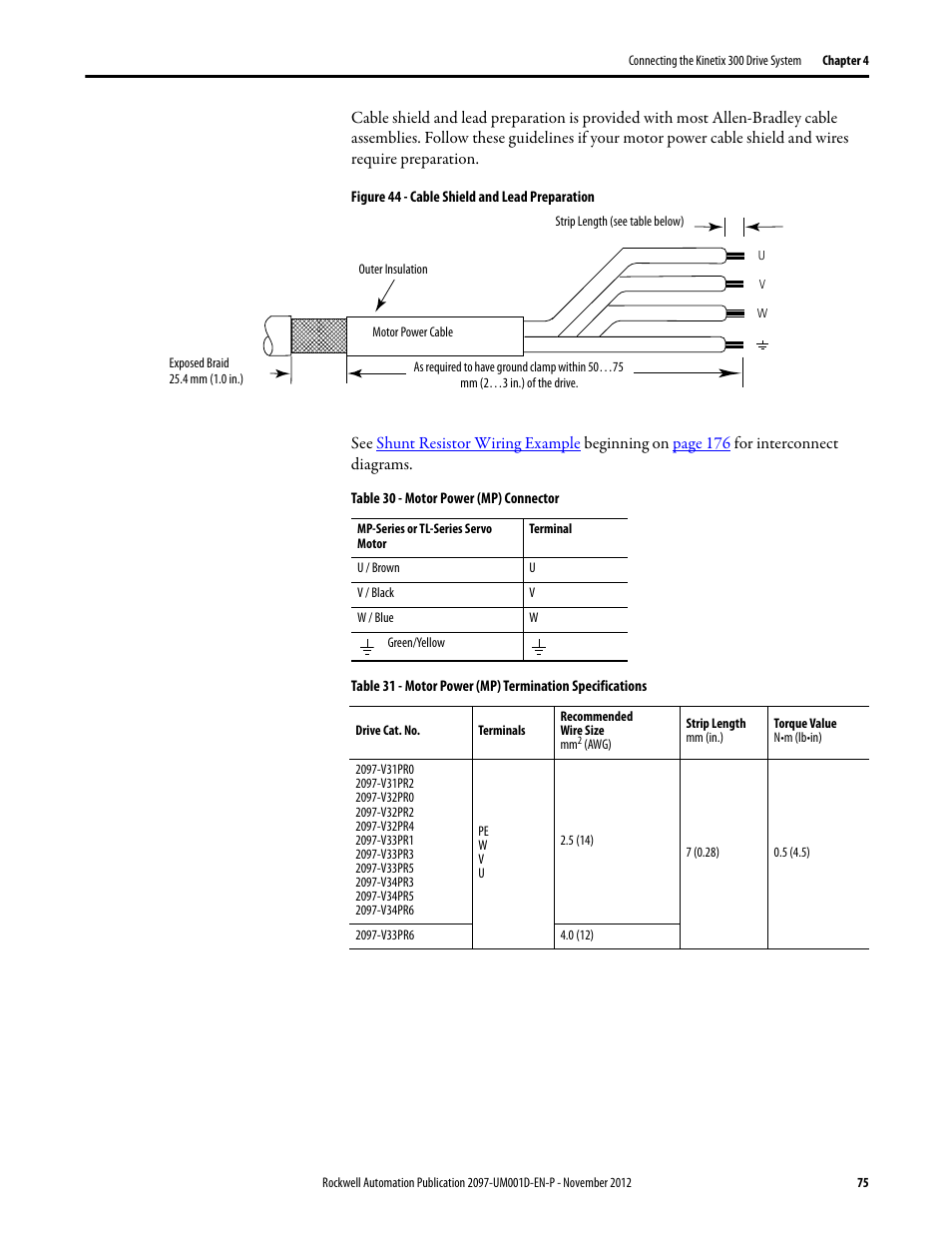 Rockwell Automation 2097-Vxxx Kinetix 300 EtherNet/IP Indexing Servo Drive User Manual User Manual | Page 75 / 230