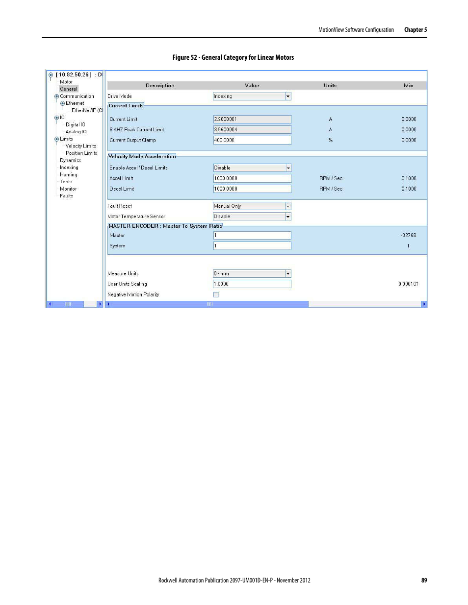 Rockwell Automation 2097-Vxxx Kinetix 300 EtherNet/IP Indexing Servo Drive User Manual User Manual | Page 89 / 230