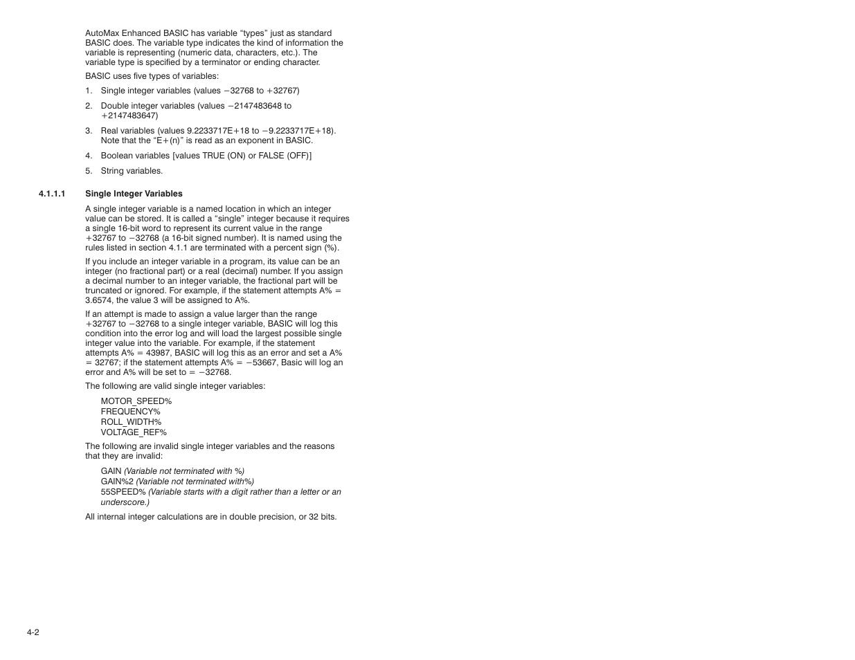 Rockwell Automation 57C610 Enhanced Basic Language, AutoMax User Manual | Page 22 / 146