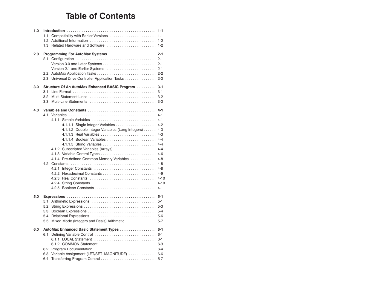 Rockwell Automation 57C610 Enhanced Basic Language, AutoMax User Manual | Page 3 / 146