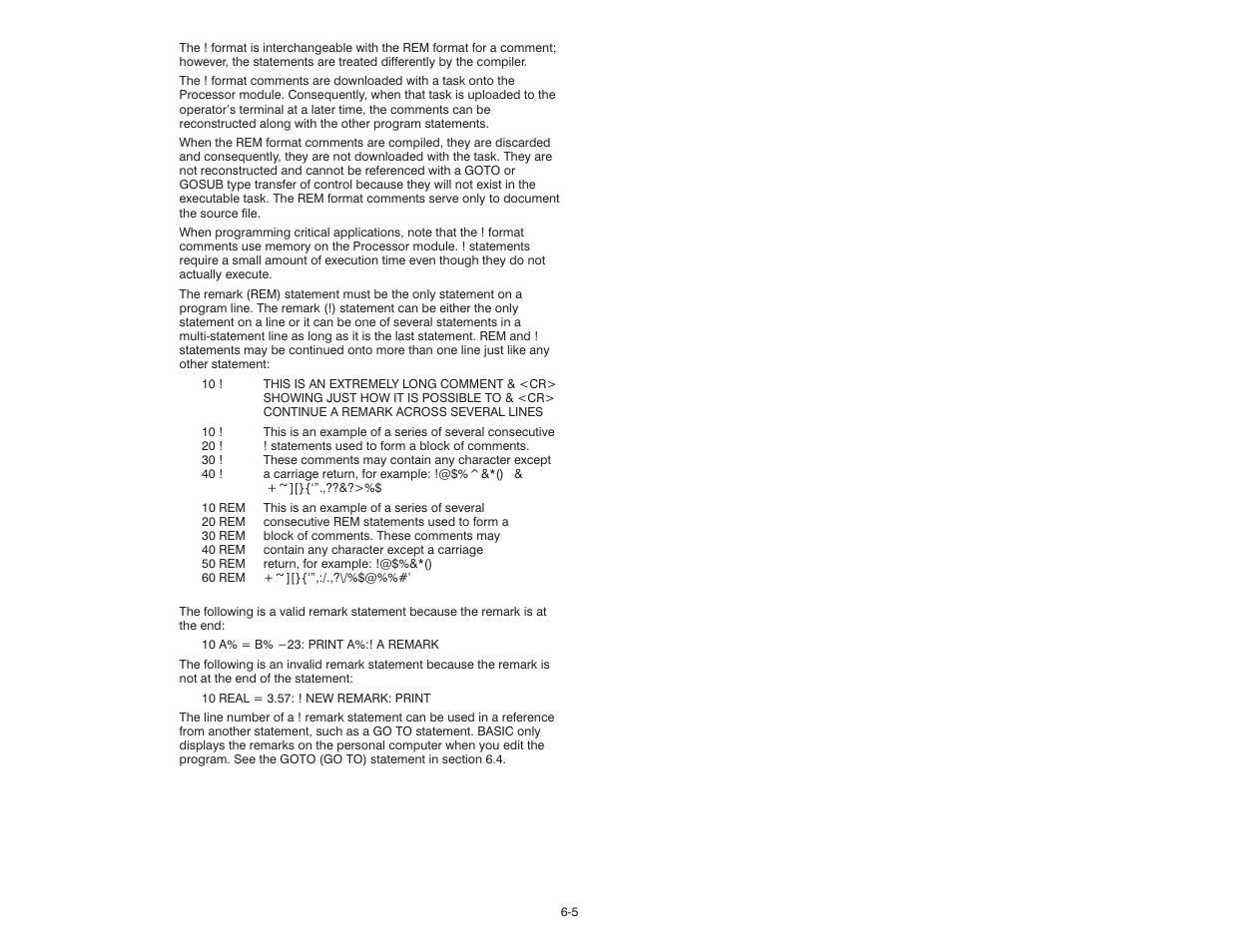 Rockwell Automation 57C610 Enhanced Basic Language, AutoMax User Manual | Page 45 / 146