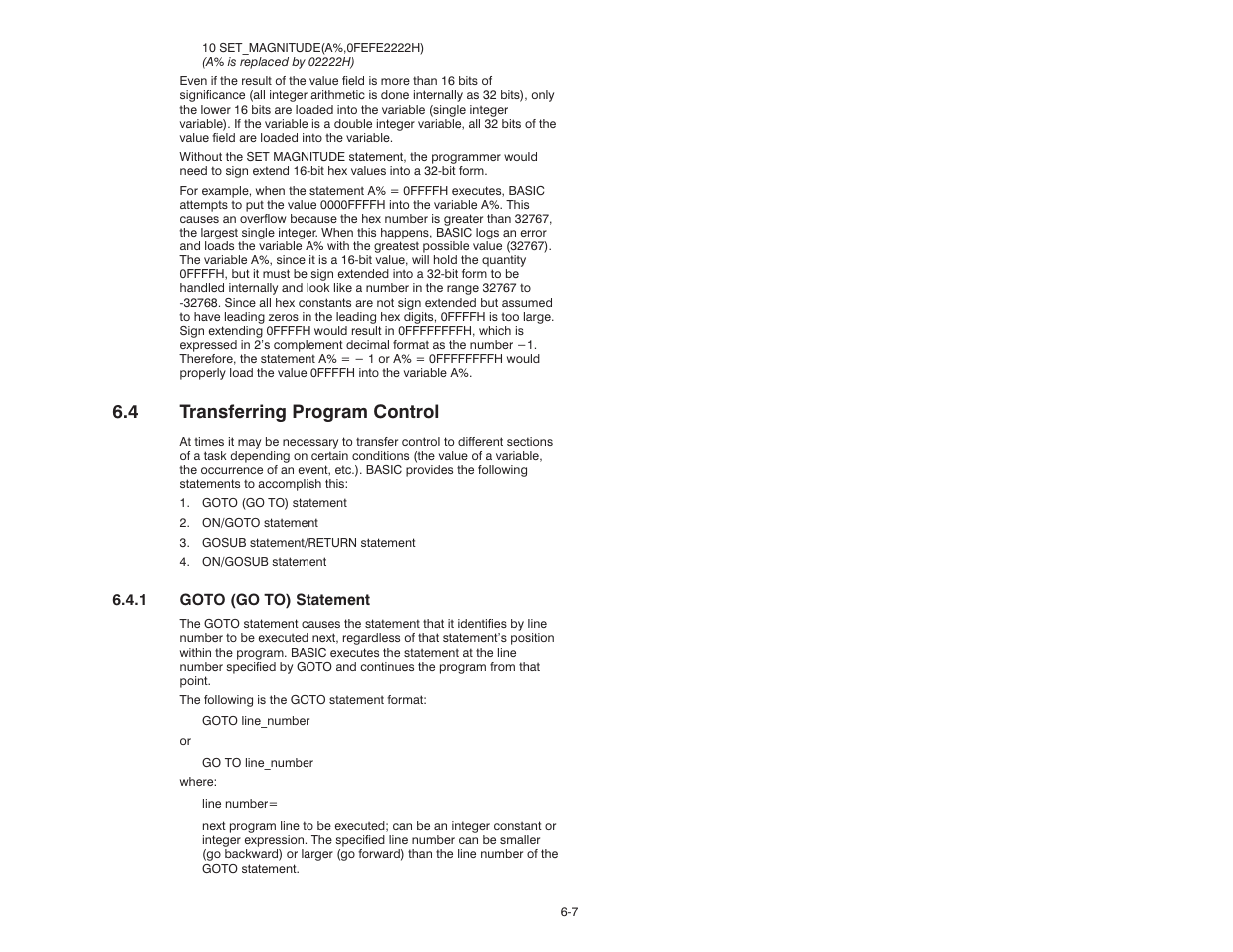 4 transferring program control | Rockwell Automation 57C610 Enhanced Basic Language, AutoMax User Manual | Page 47 / 146