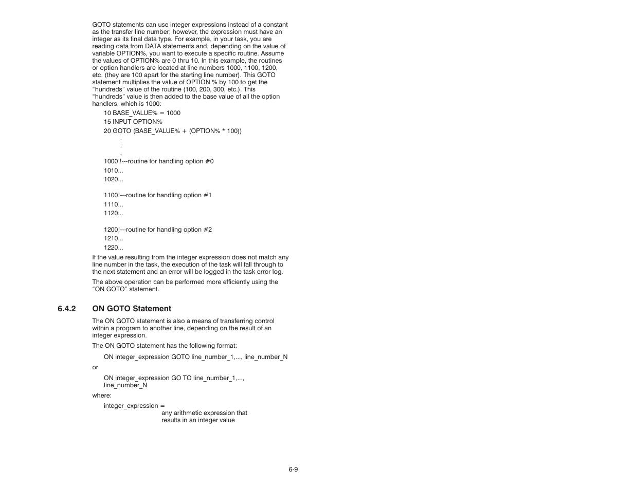 Rockwell Automation 57C610 Enhanced Basic Language, AutoMax User Manual | Page 49 / 146