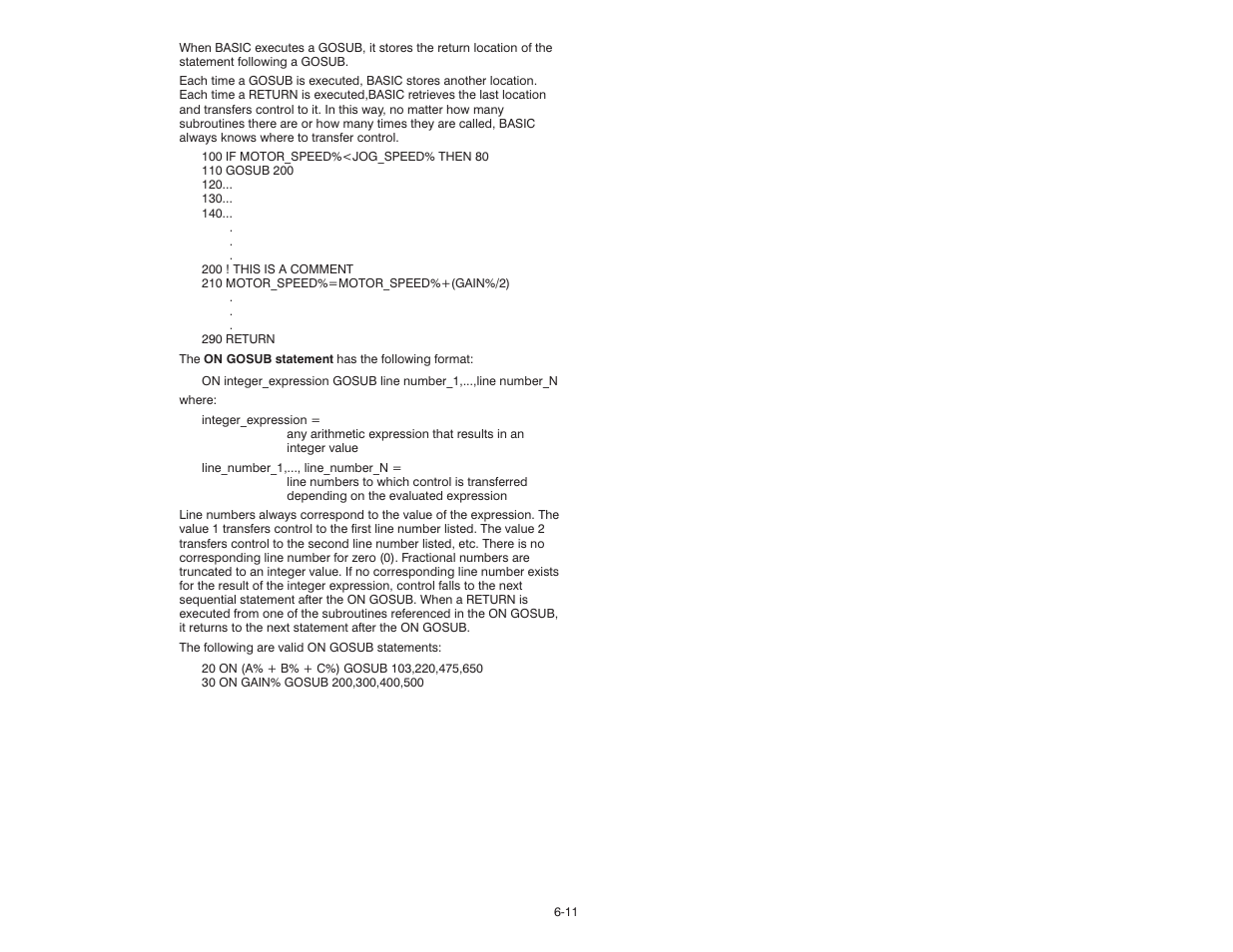 Rockwell Automation 57C610 Enhanced Basic Language, AutoMax User Manual | Page 51 / 146