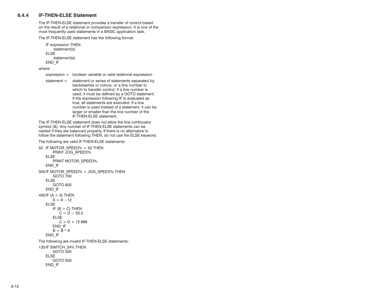 Rockwell Automation 57C610 Enhanced Basic Language, AutoMax User Manual | Page 52 / 146
