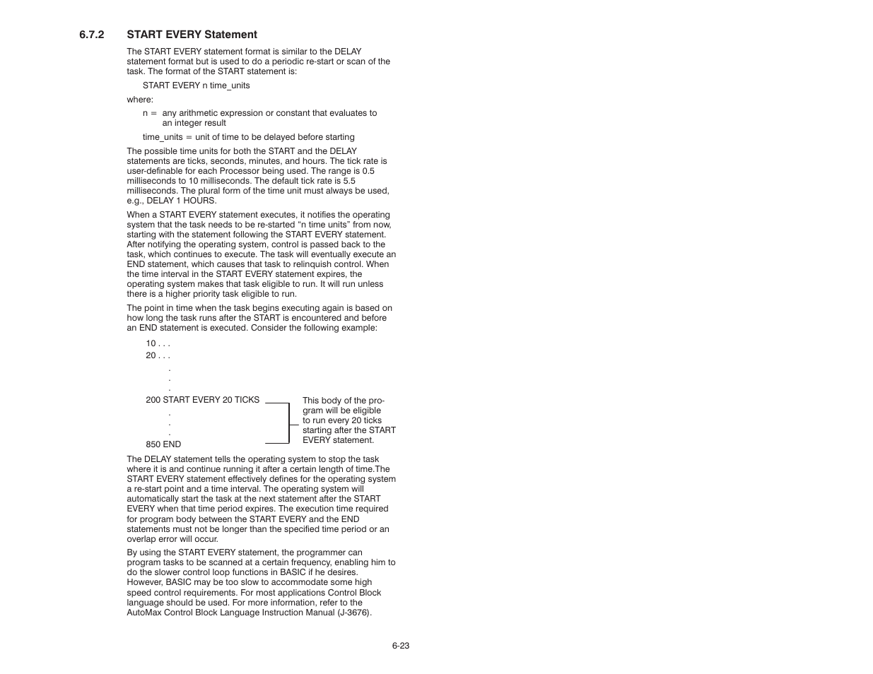 Rockwell Automation 57C610 Enhanced Basic Language, AutoMax User Manual | Page 63 / 146