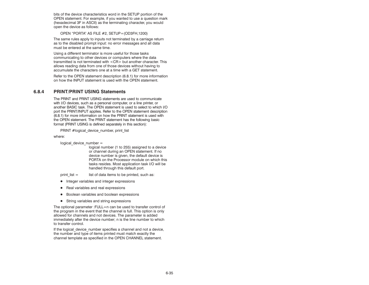 Rockwell Automation 57C610 Enhanced Basic Language, AutoMax User Manual | Page 75 / 146