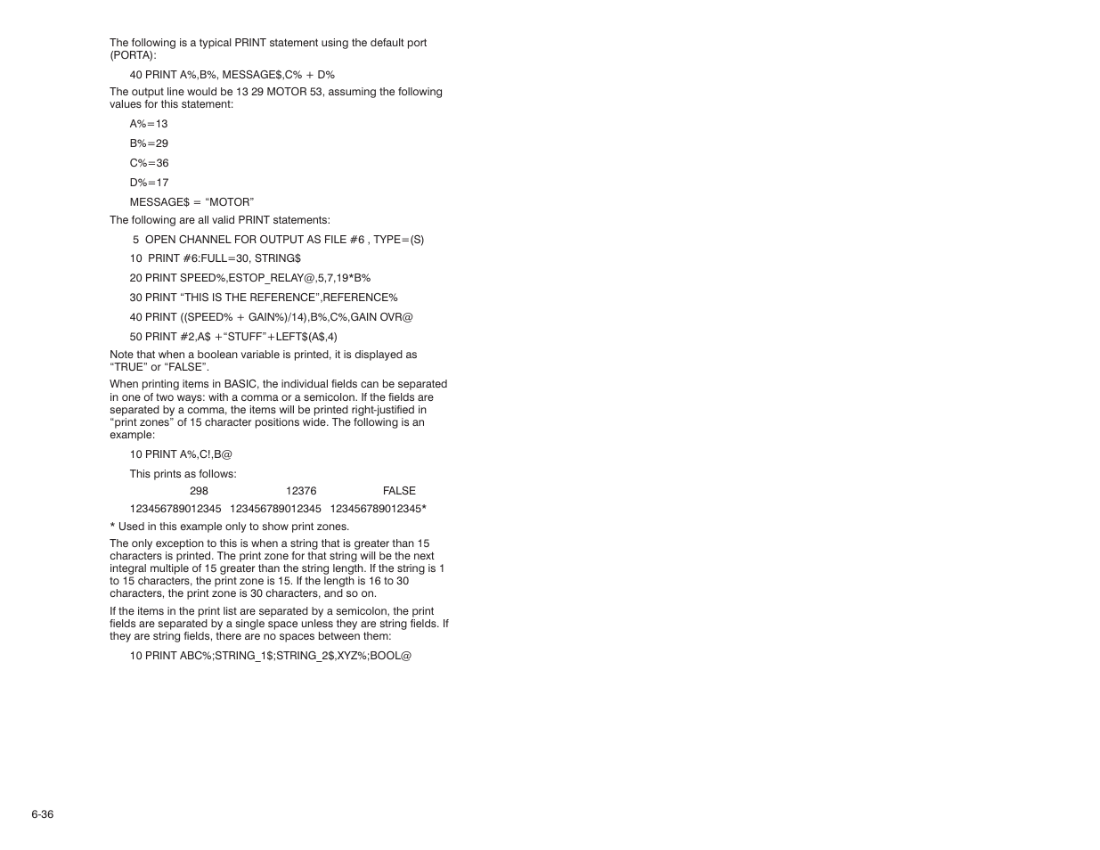 Rockwell Automation 57C610 Enhanced Basic Language, AutoMax User Manual | Page 76 / 146