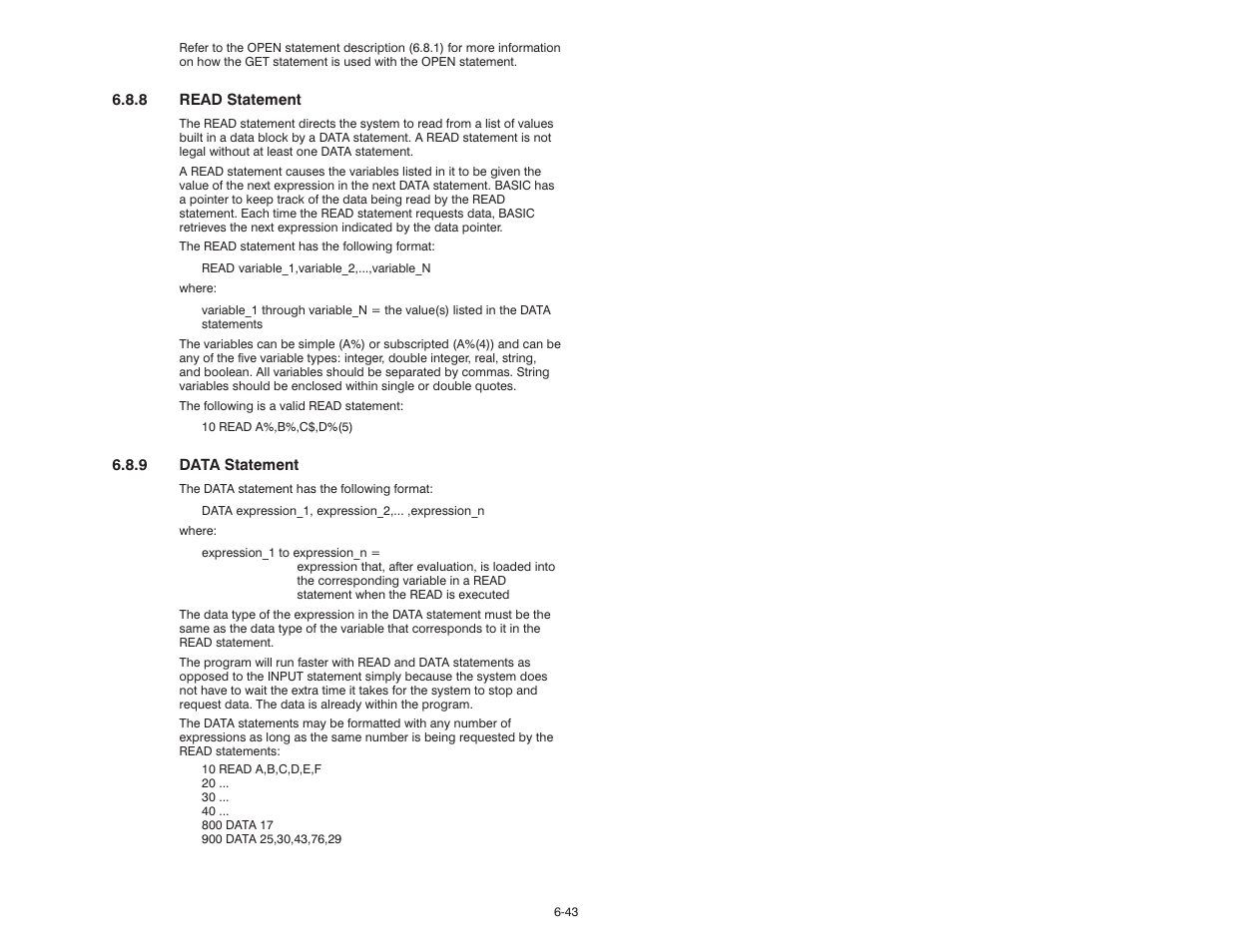 Rockwell Automation 57C610 Enhanced Basic Language, AutoMax User Manual | Page 83 / 146