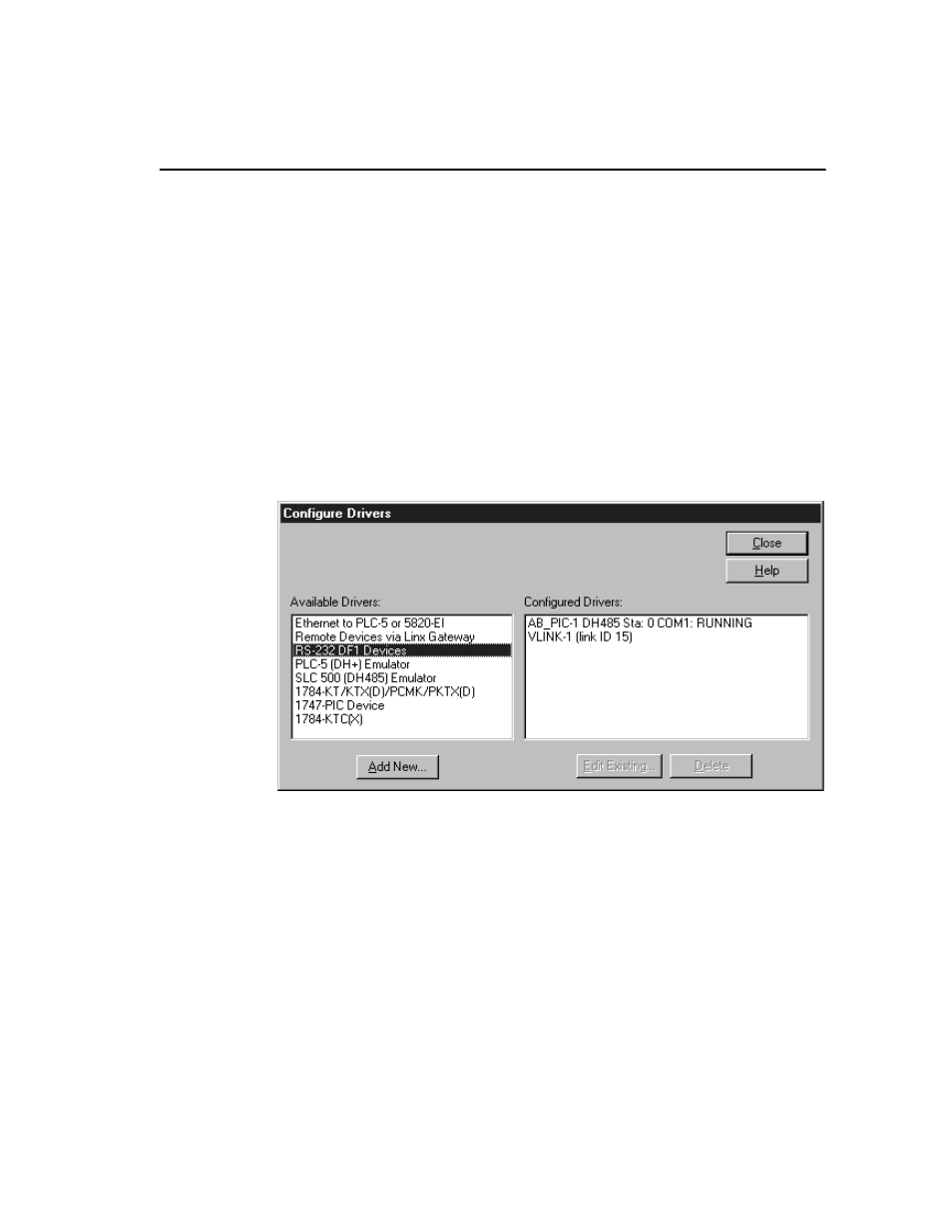 Configuring the communication driver -3 | Rockwell Automation 9303 DRIVE TOOLS32 GETTING STARTED User Manual | Page 31 / 90